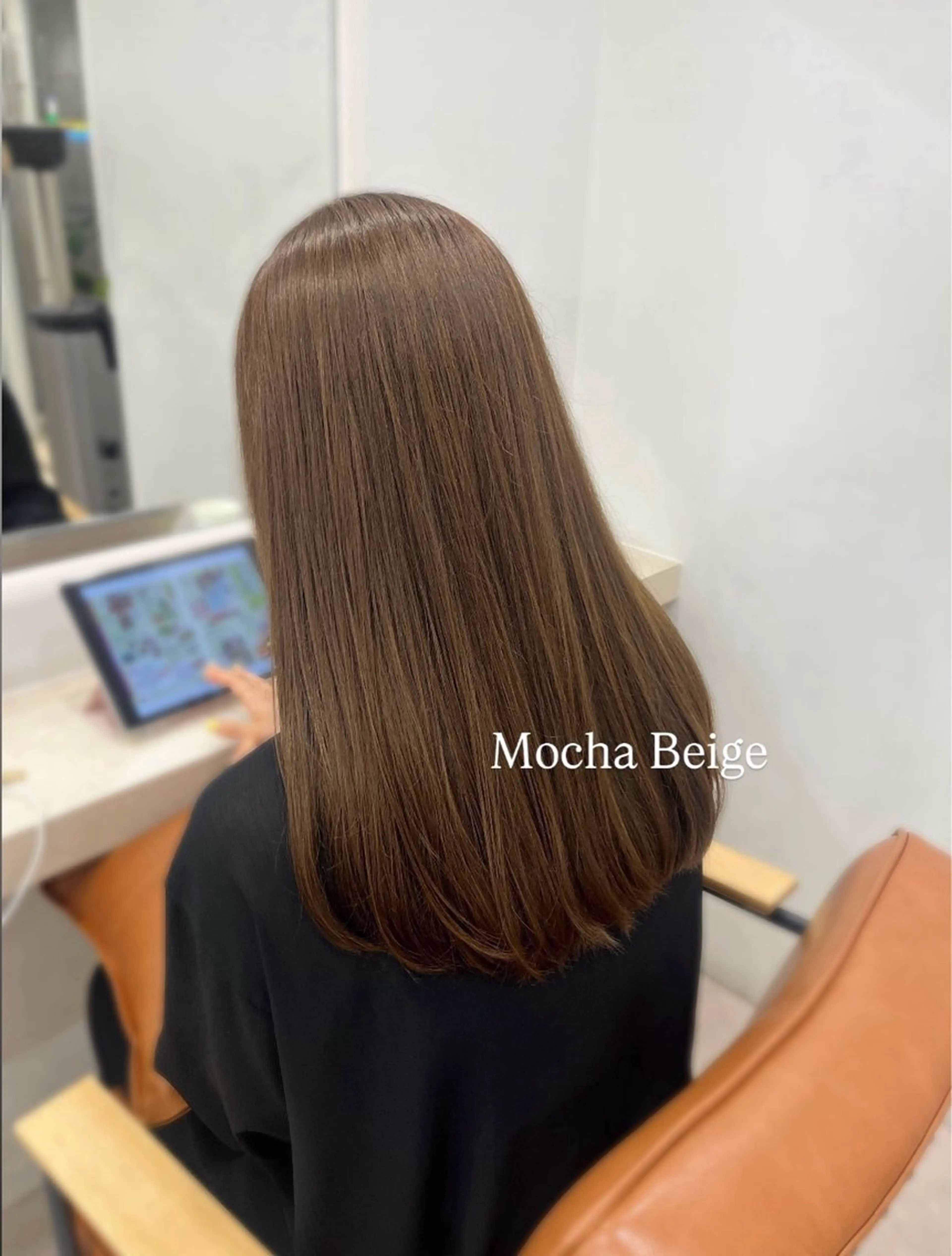 カラー ひなこ♡艶カラー/ ベージュ🤍透明感のヘアスタイル