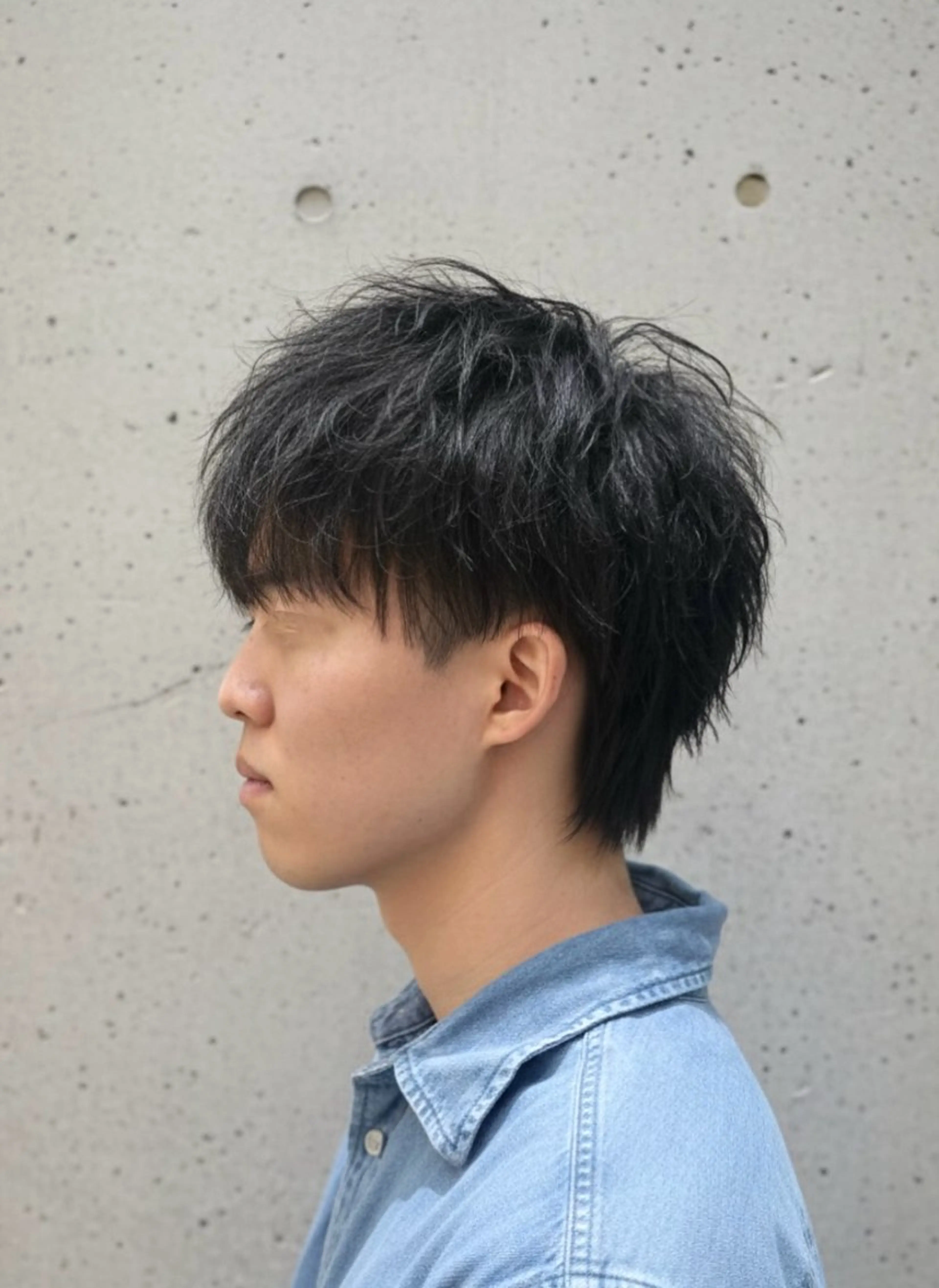 ショート パーマ メンズ メンズパーマ ツーブロック 波巻きパーマ カット パーマ 大人メンズパーマ /石川瑠青のヘアスタイル