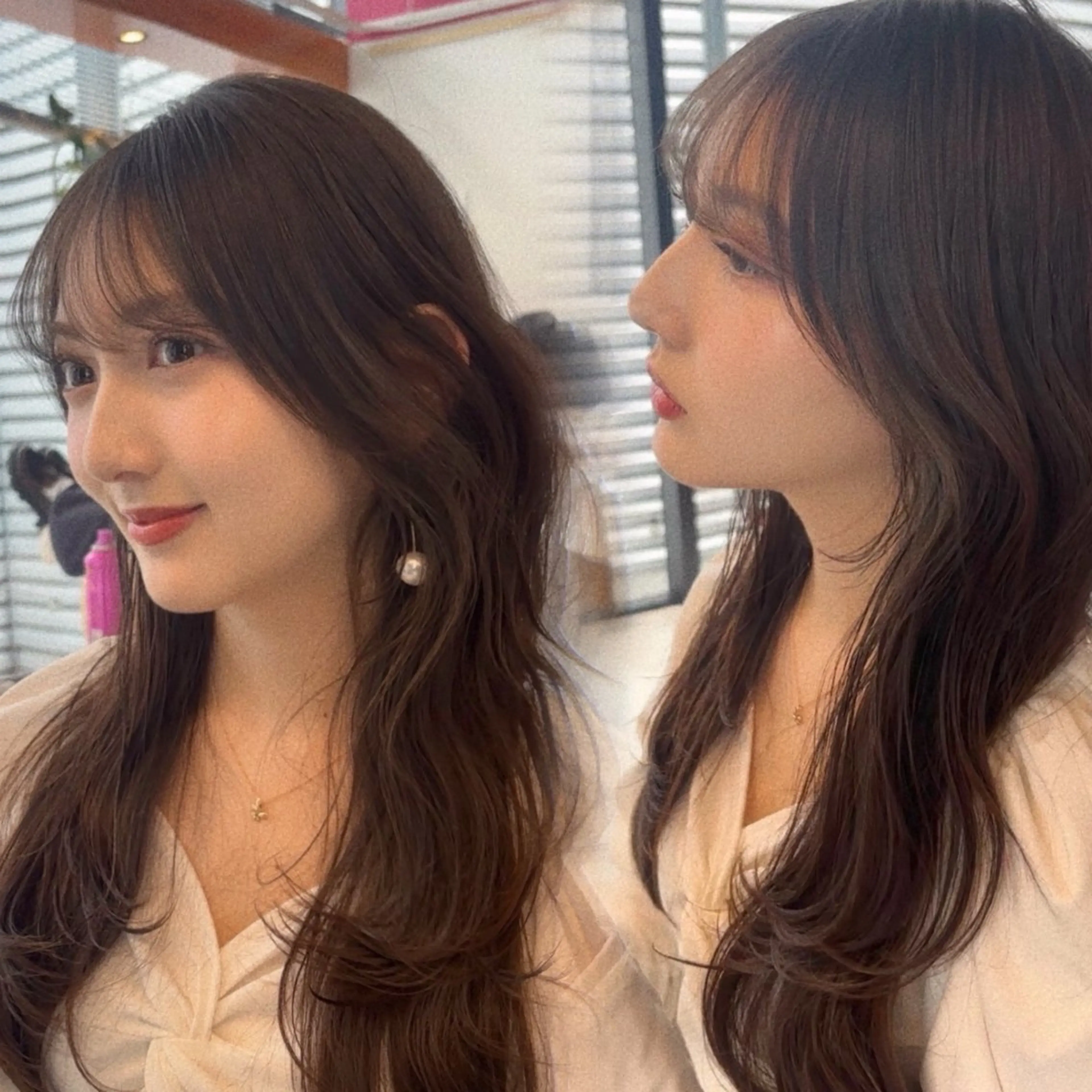 ロング カラー 韓国風🦋🦋モテ ヘアMIKU/表参道のヘアスタイル