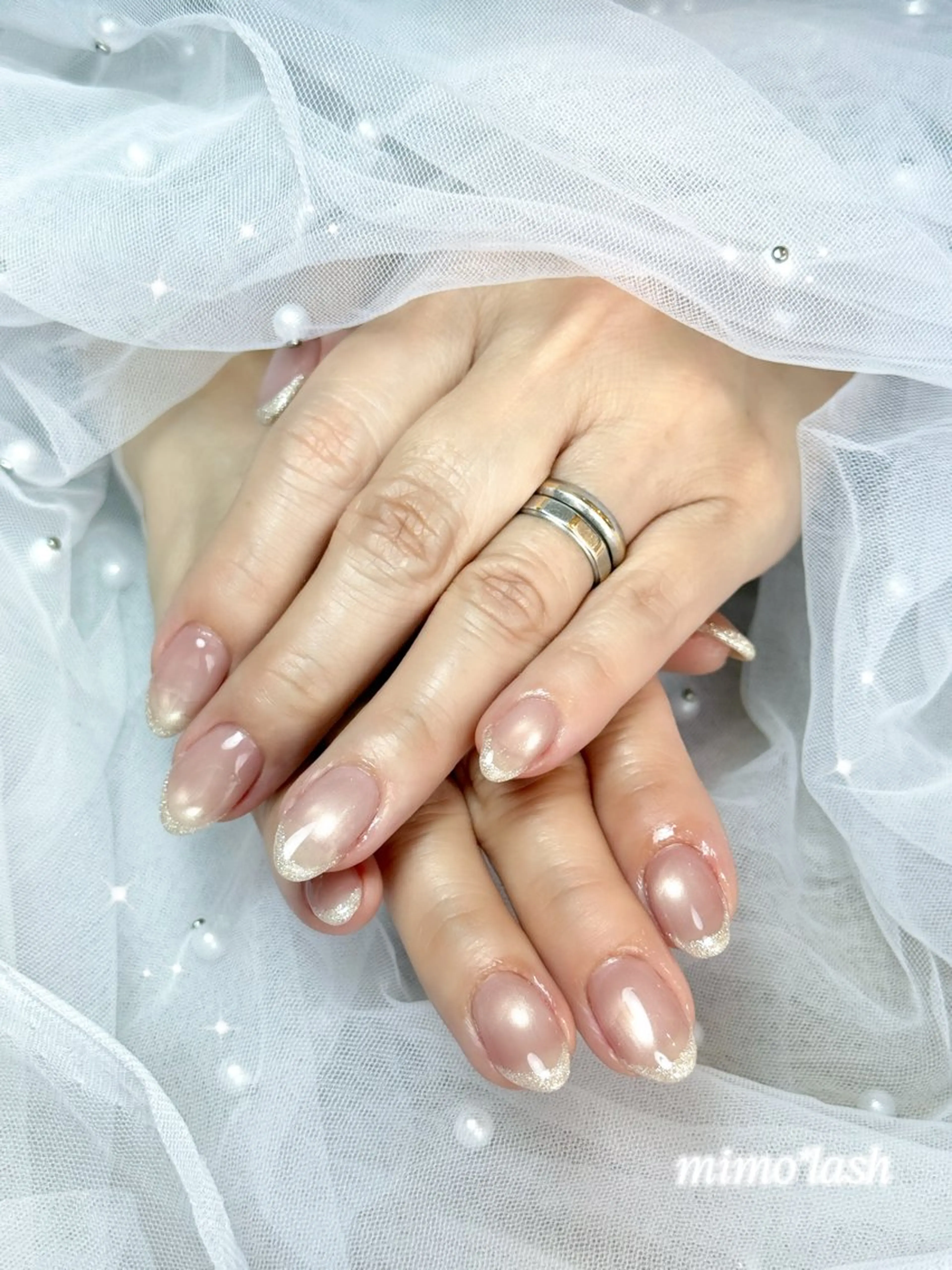 ネイル ラメ(グリッター) ハンドネイル mimo*lash 🩰kanatsuのネイルデザイン