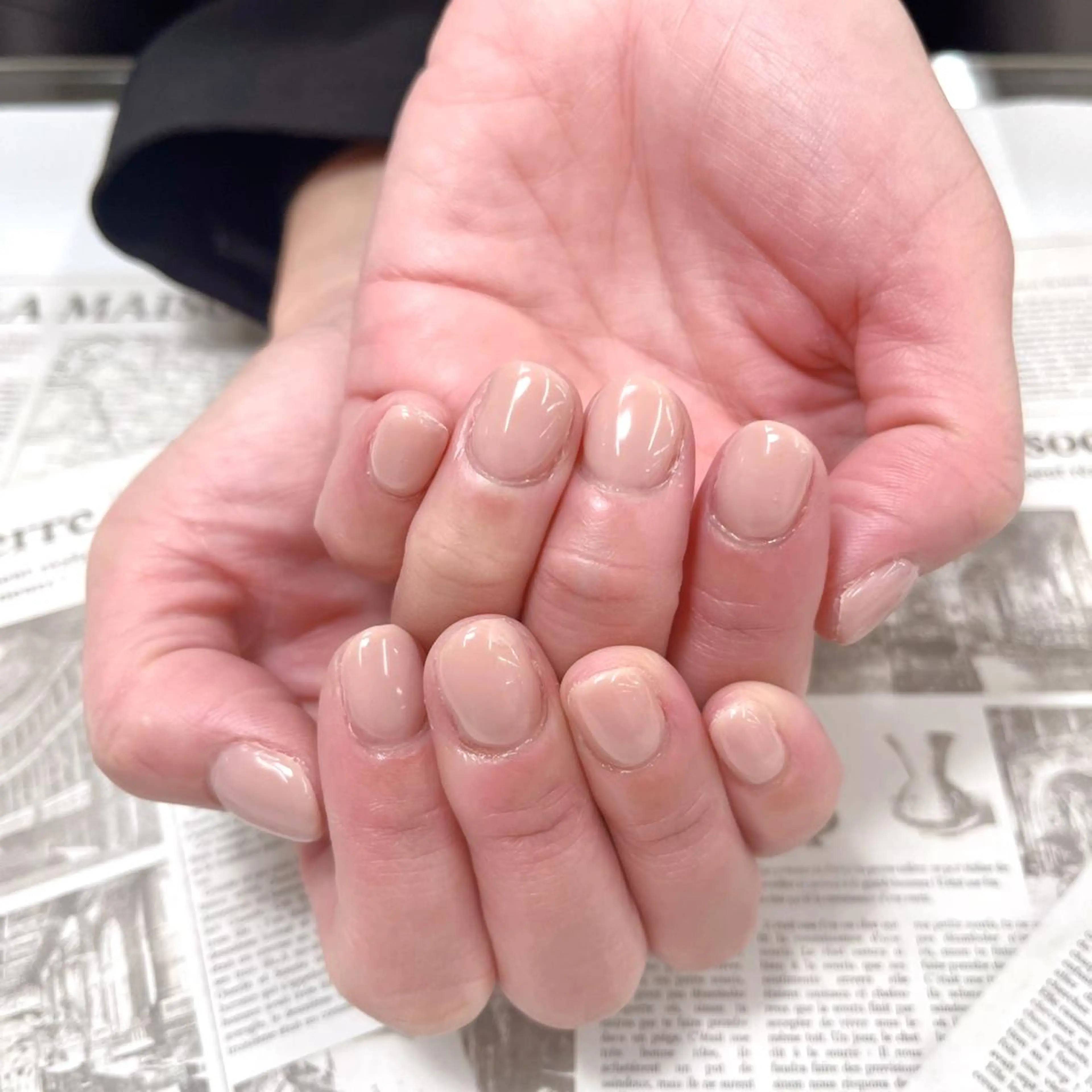 ネイル ワンカラーネイル ピンク 【MAXKELLY】 AOYAMAのネイルデザイン