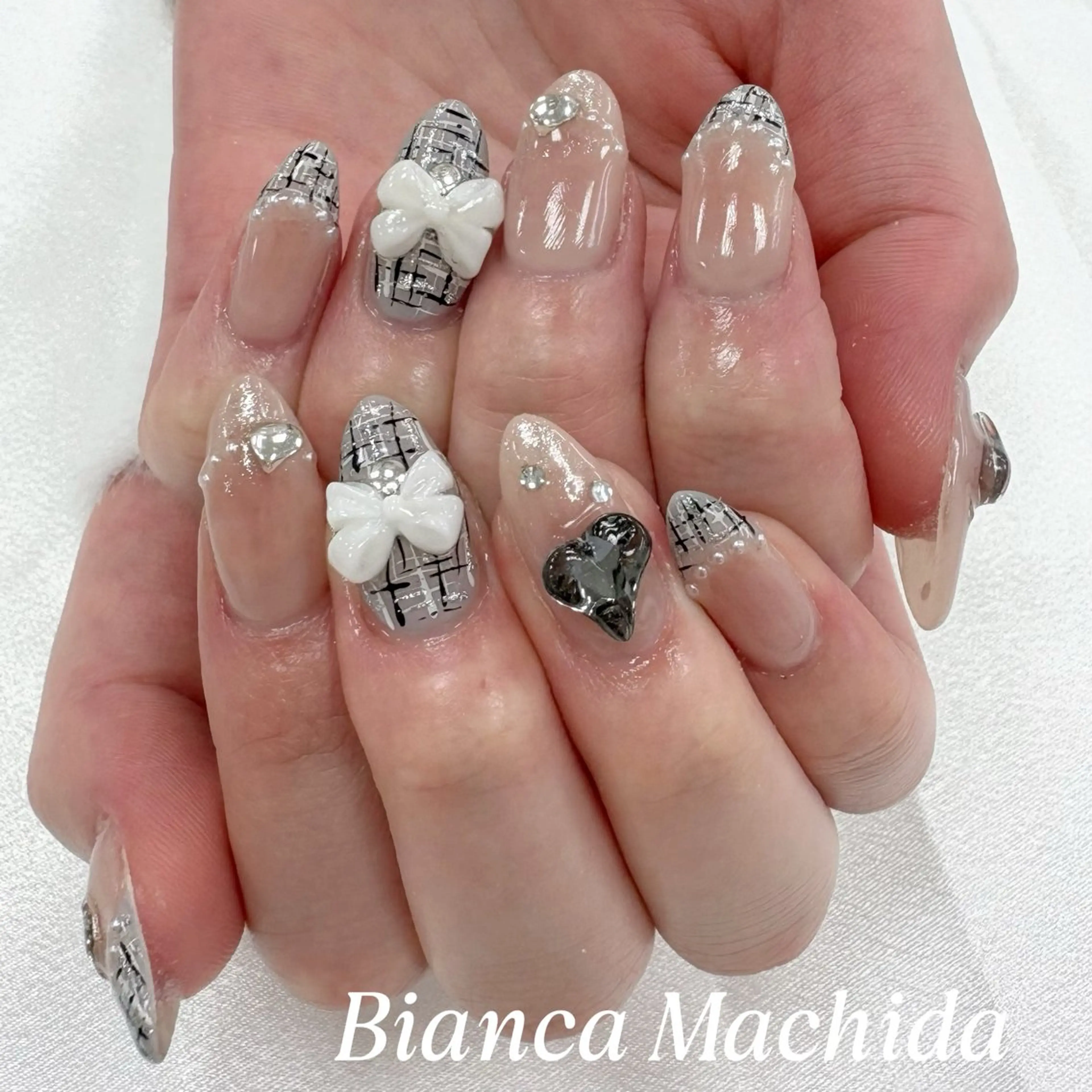 ネイル ハンドネイル Bianca 🌟 yanagihasiのネイルデザイン