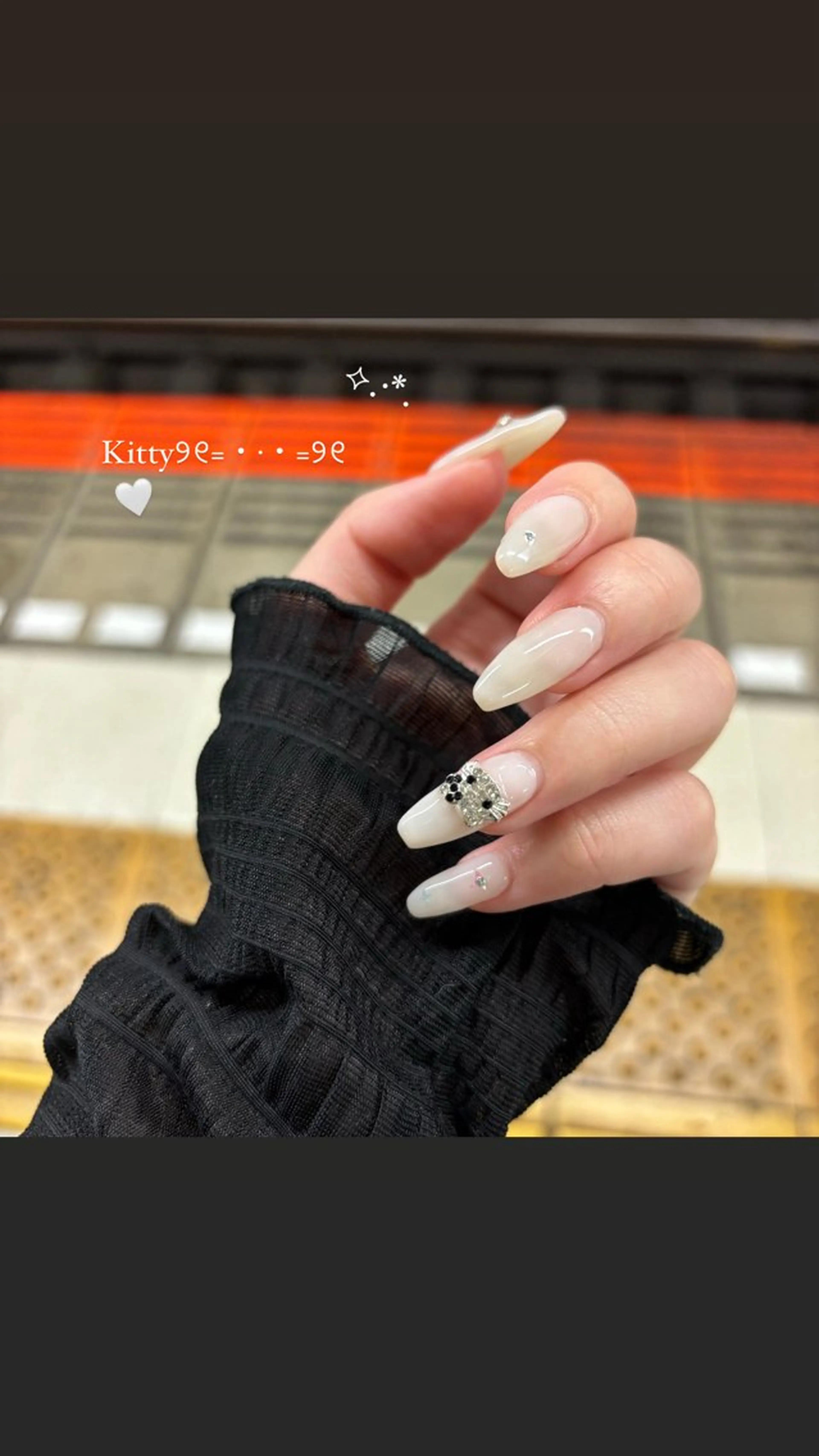 ネイル キラキラネイル ハンドネイル beautiful meみくのネイルデザイン