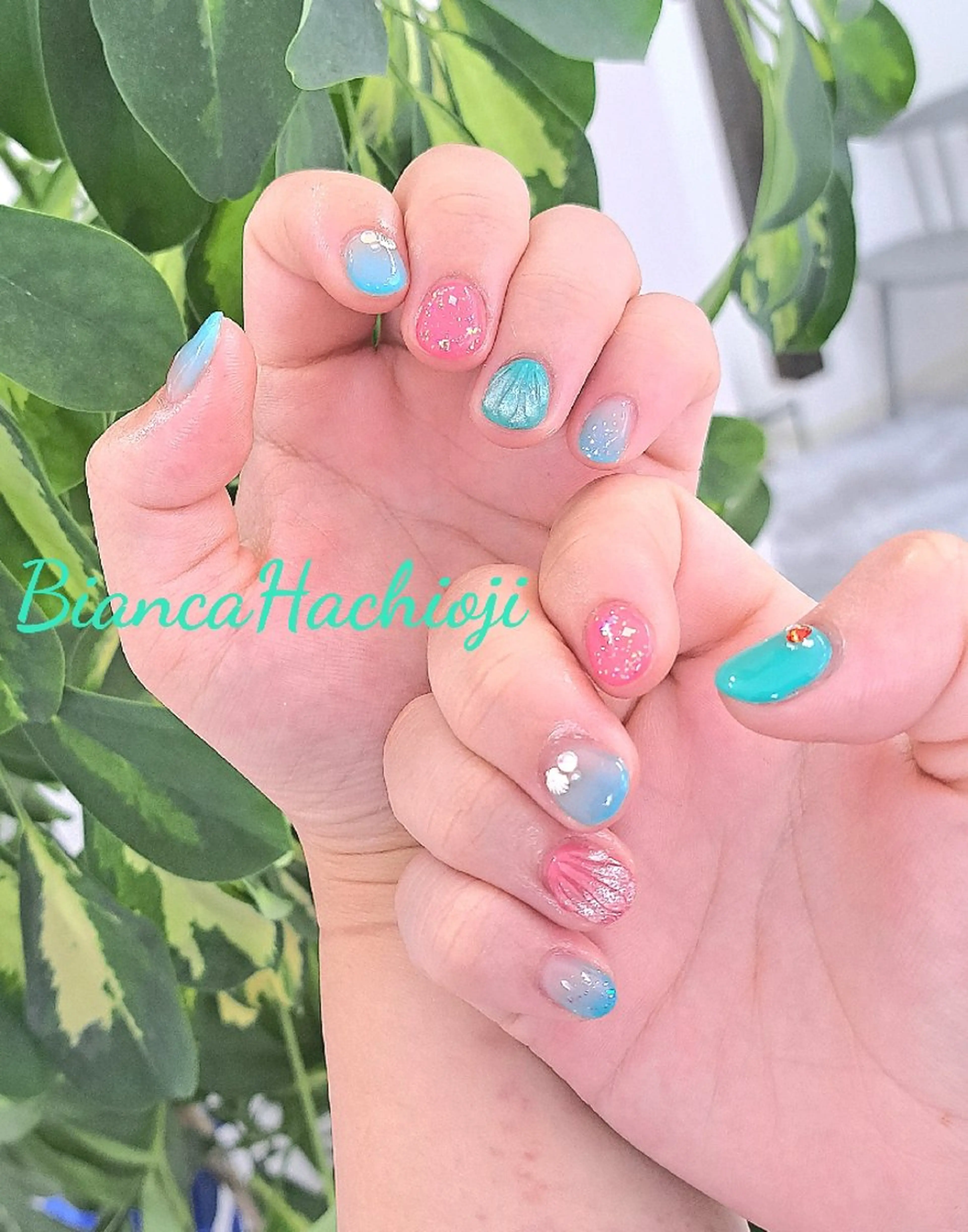 ネイル ハンドネイル Bianca八王子 まえさだのネイルデザイン