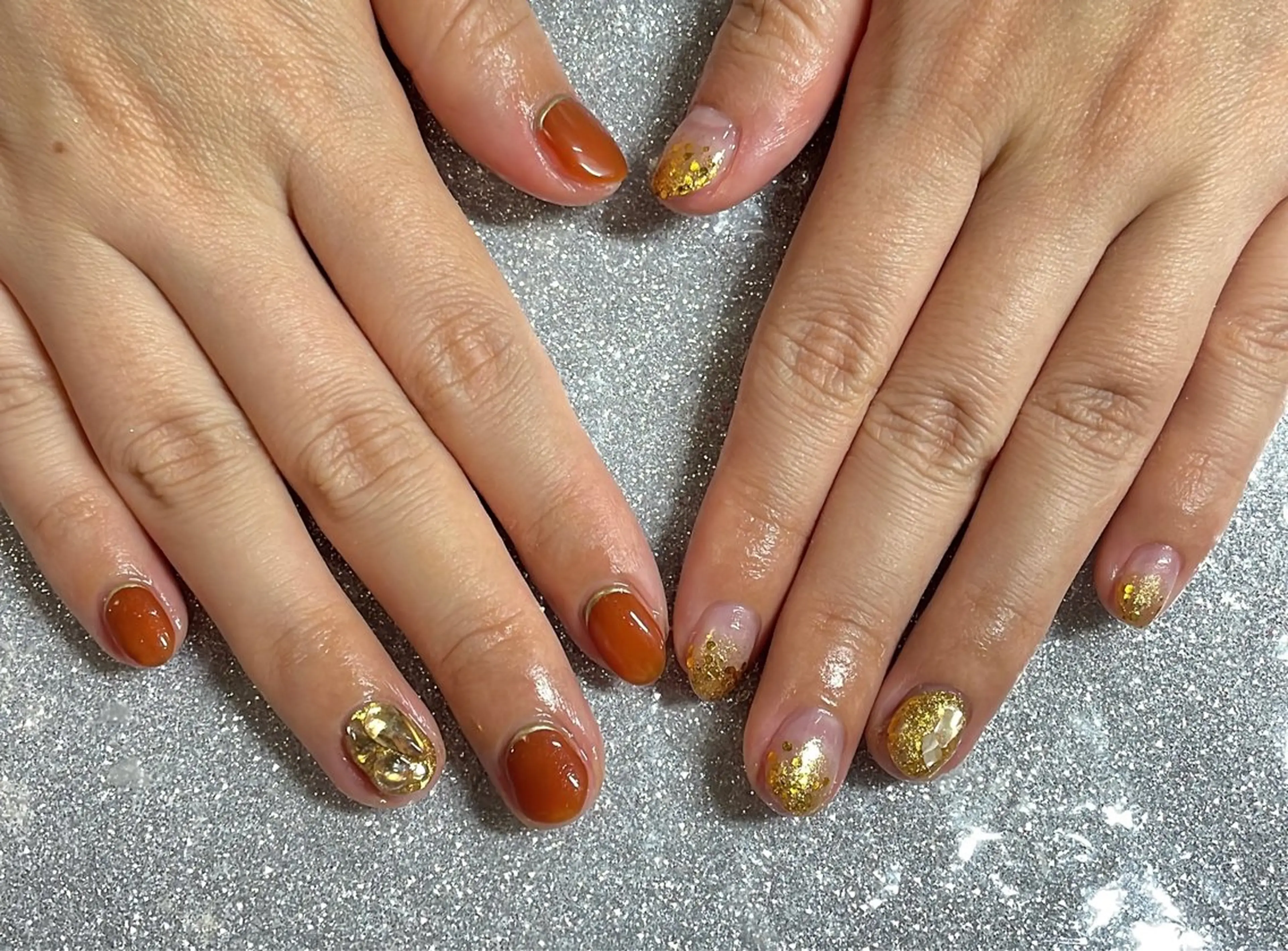 ネイル ハンドネイル VIERU 🌈🎀💖のネイルデザイン