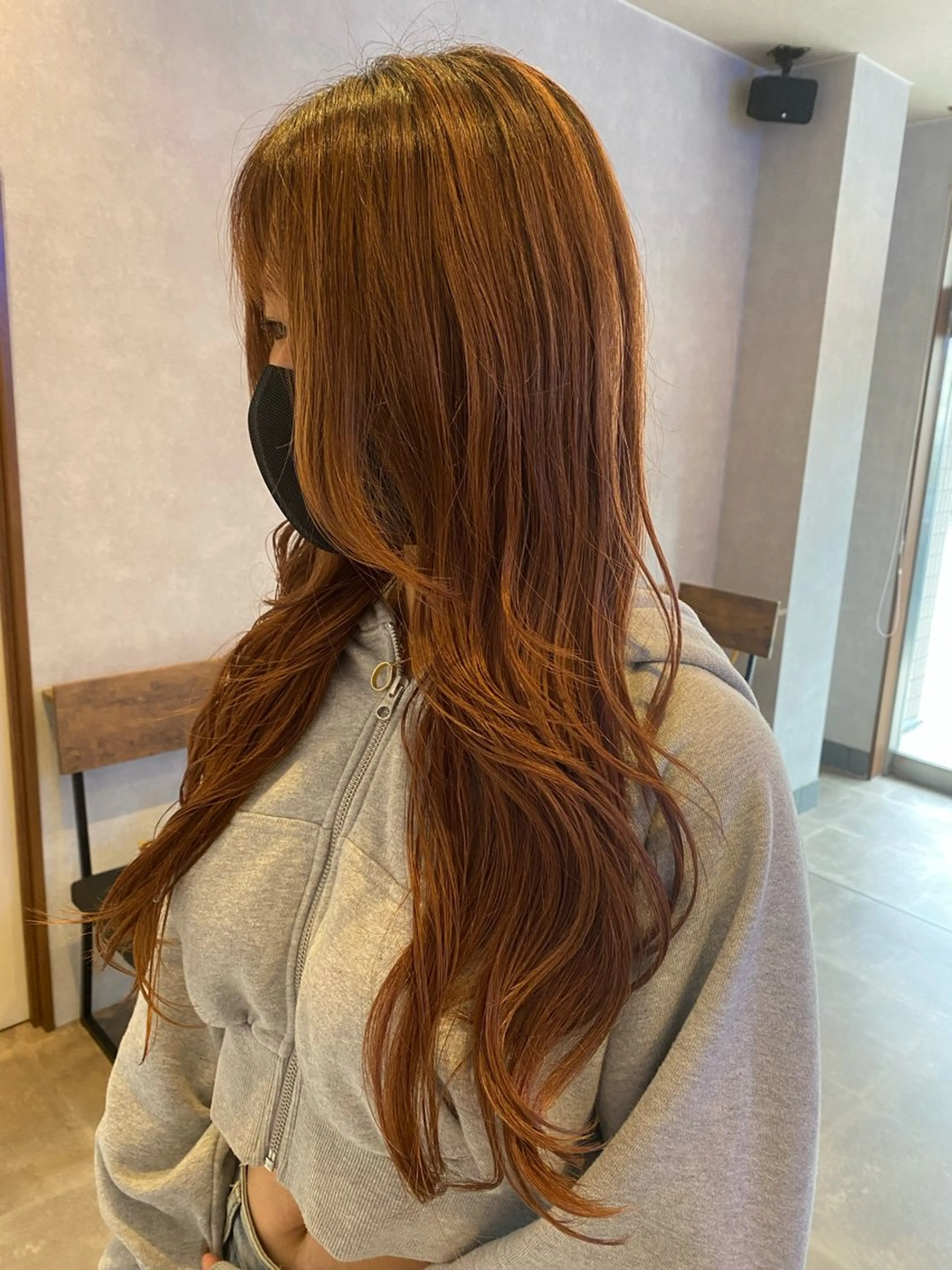 ロング レイヤーカット 吉田 恋々音のヘアスタイル