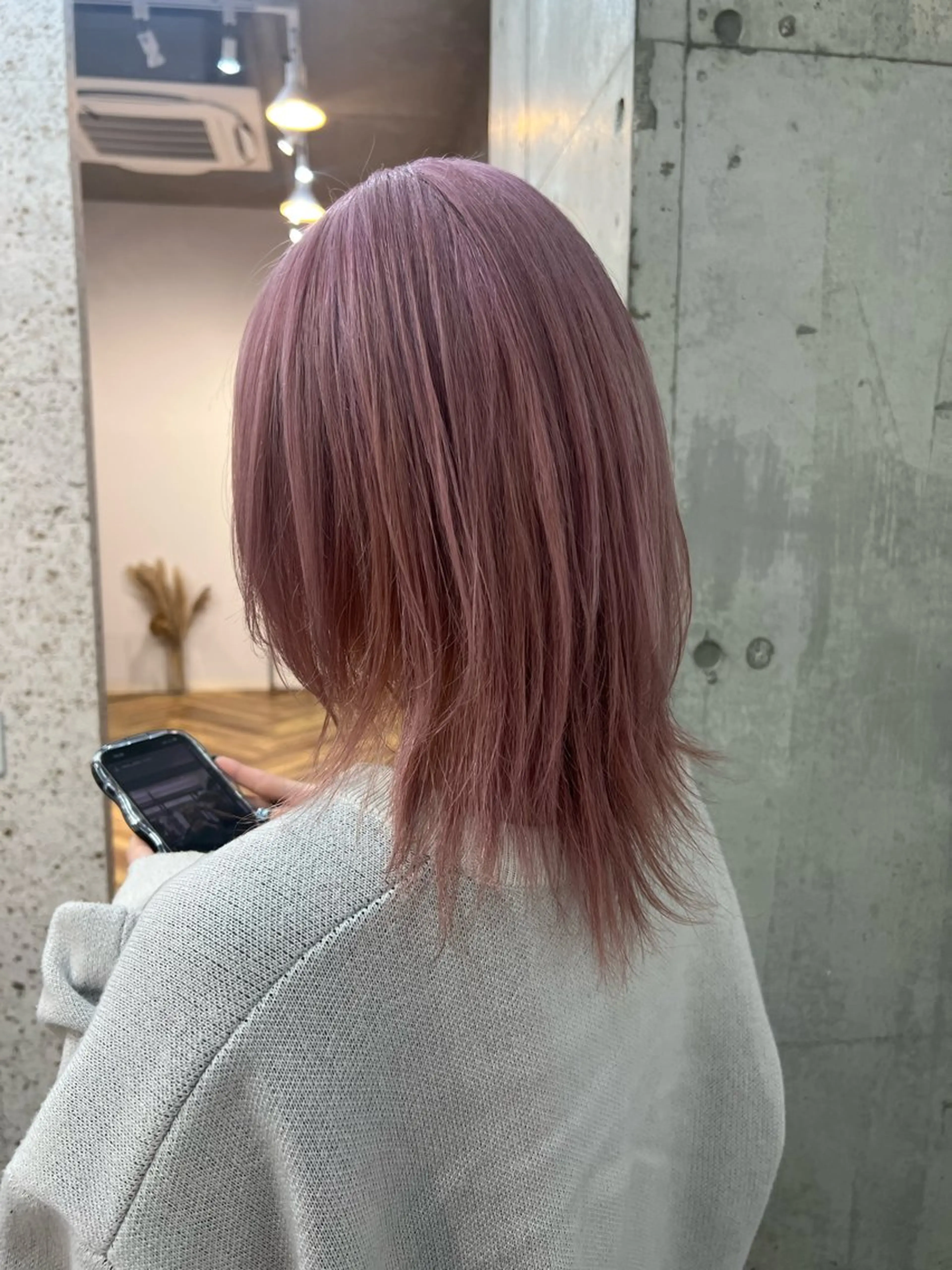 ミディアム カラー ピンクカラー ホワイトピンク ヘアカラー Ayaka🩰🎀 ガーリー/暖色♡のヘアスタイル