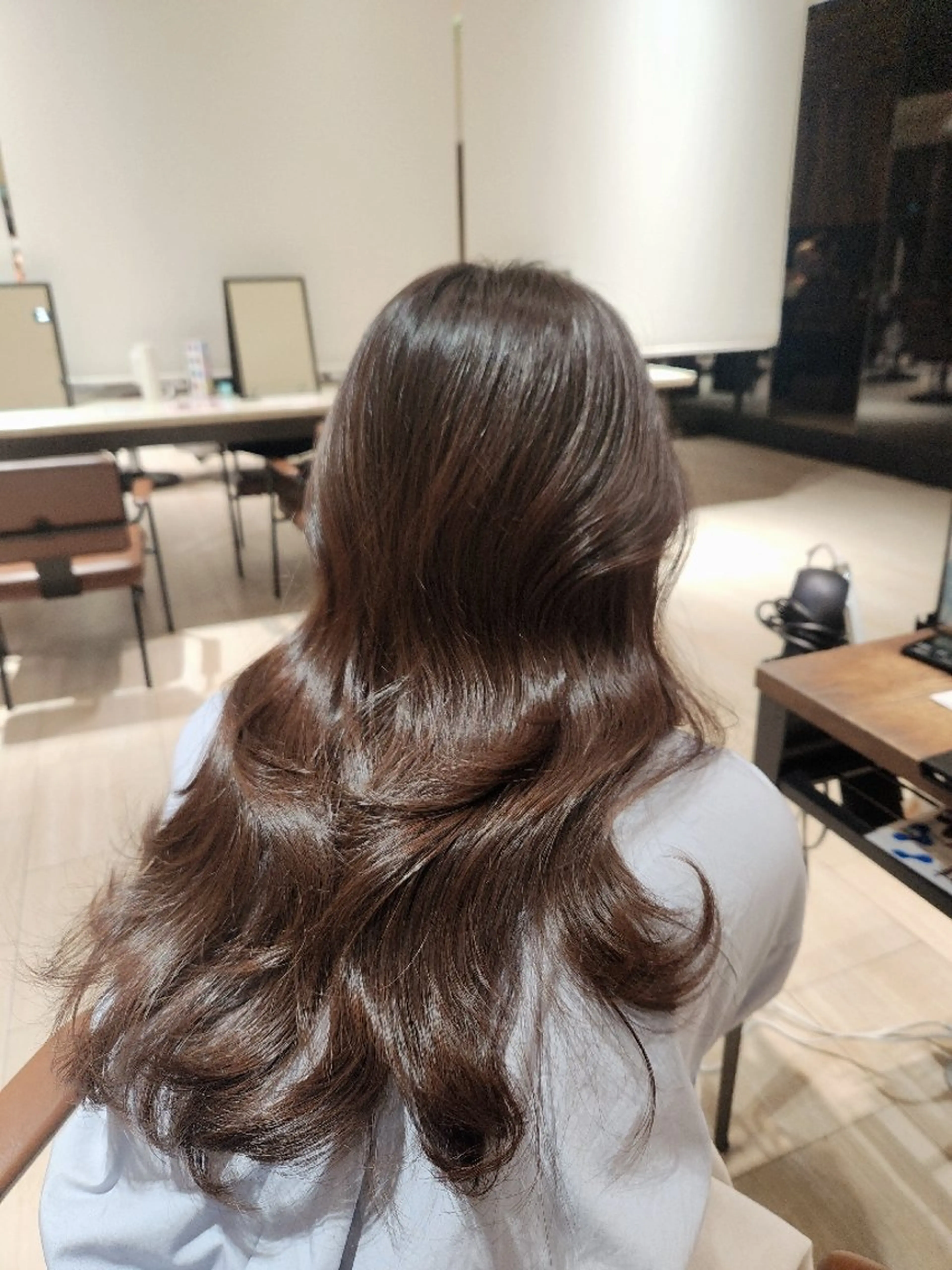 セミロング カラー ヘアカラー トリートメント Nanako。/韓国 ハッシュカットのヘアスタイル