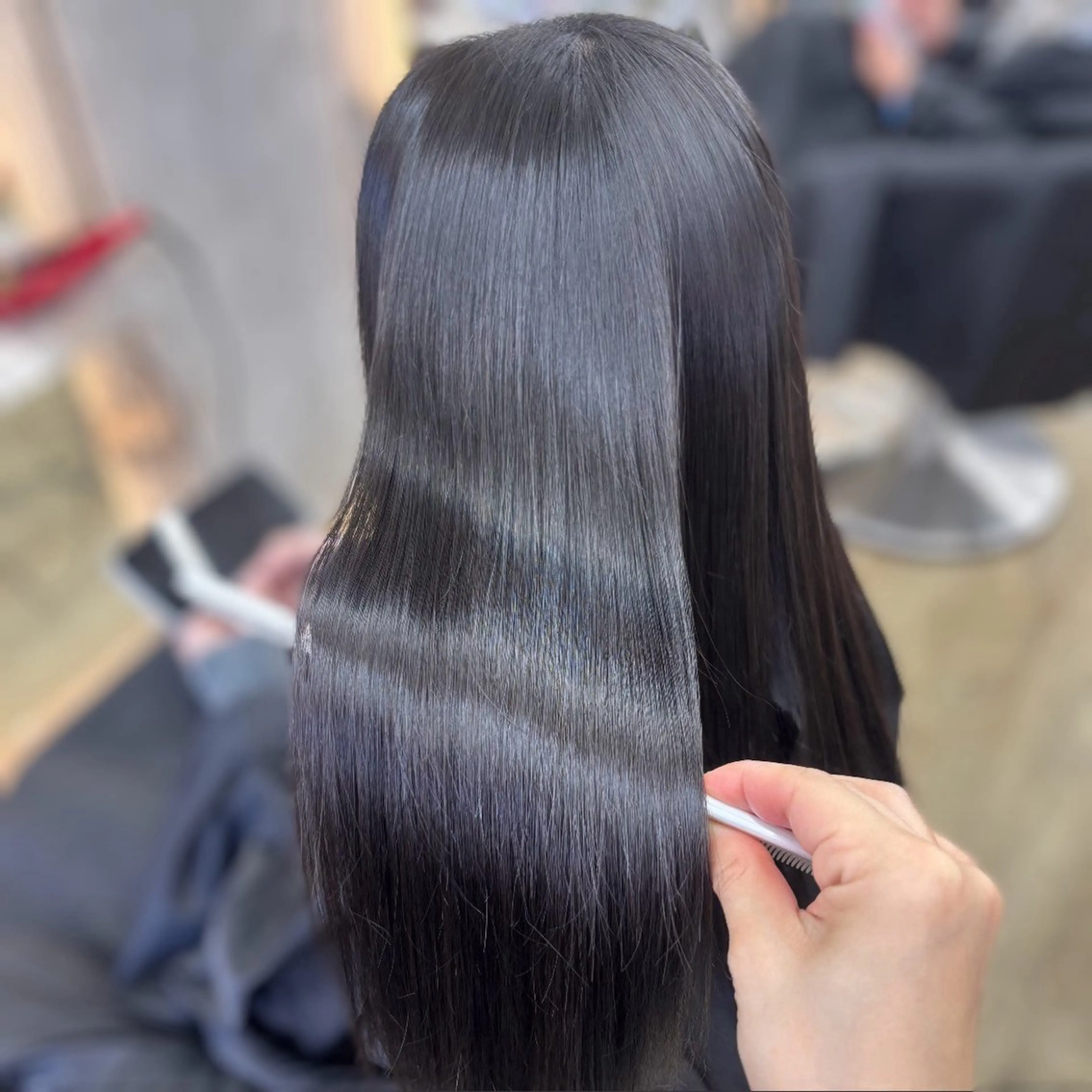 ロング 髪質改善 縮毛矯正 カット 縮毛矯正 トリートメント 韓国レイヤー🇰🇷 /縮毛矯正💎/月音のヘアスタイル