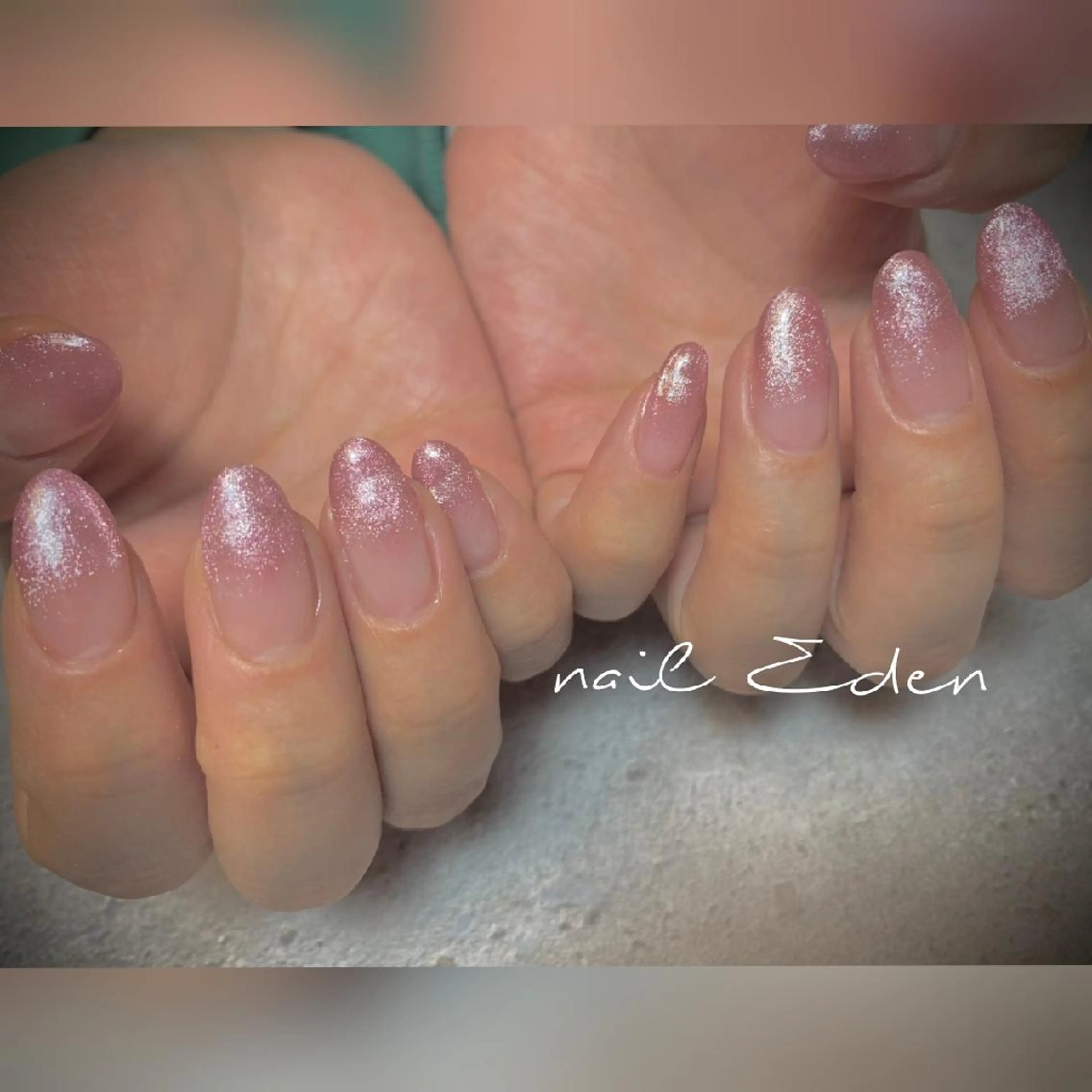 ネイル ジェルネイル マグネットネイル Eden ♾️のネイルデザイン