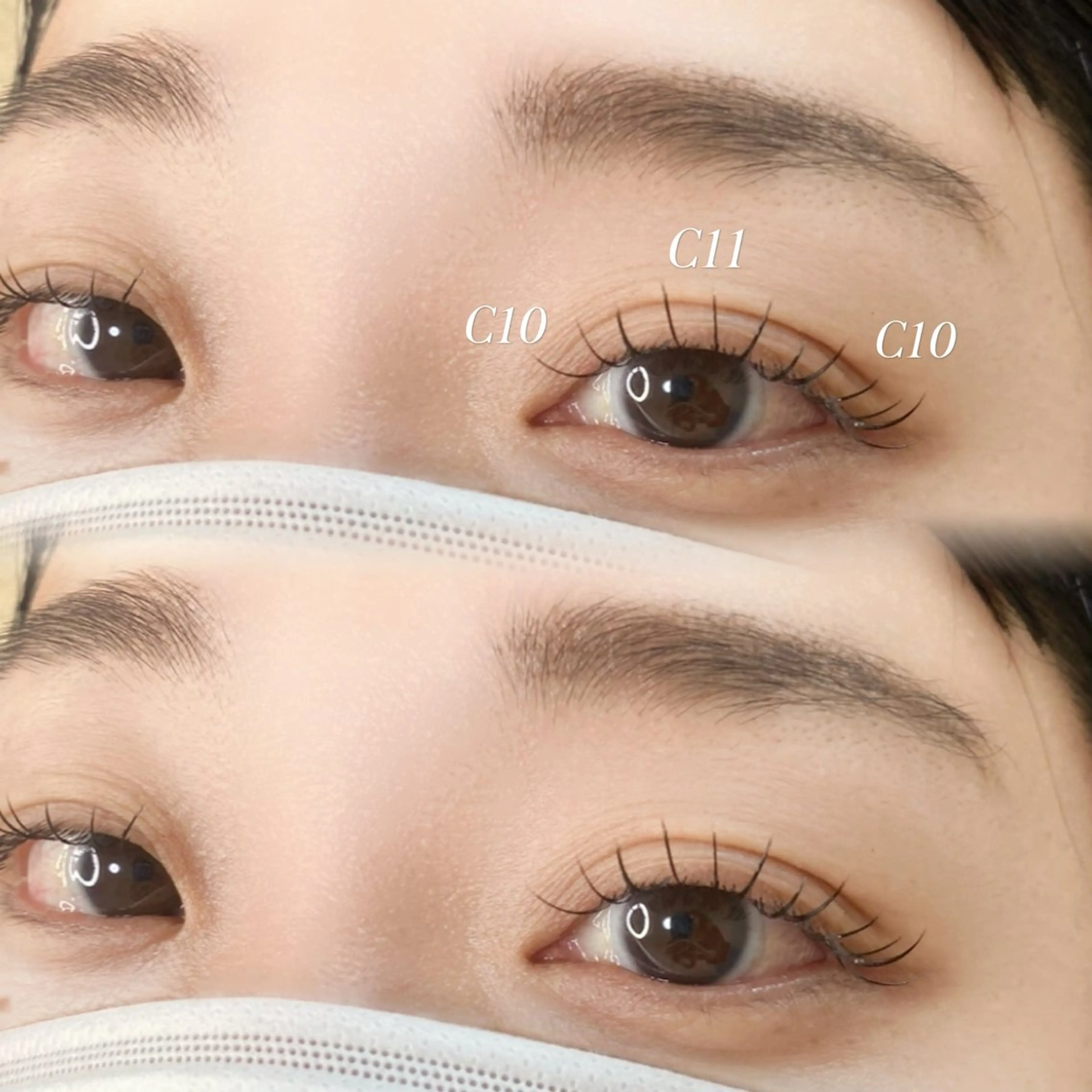 マツエク・マツパ フラットラッシュ 新越谷eyelash Sayaのマツエク・マツパデザイン