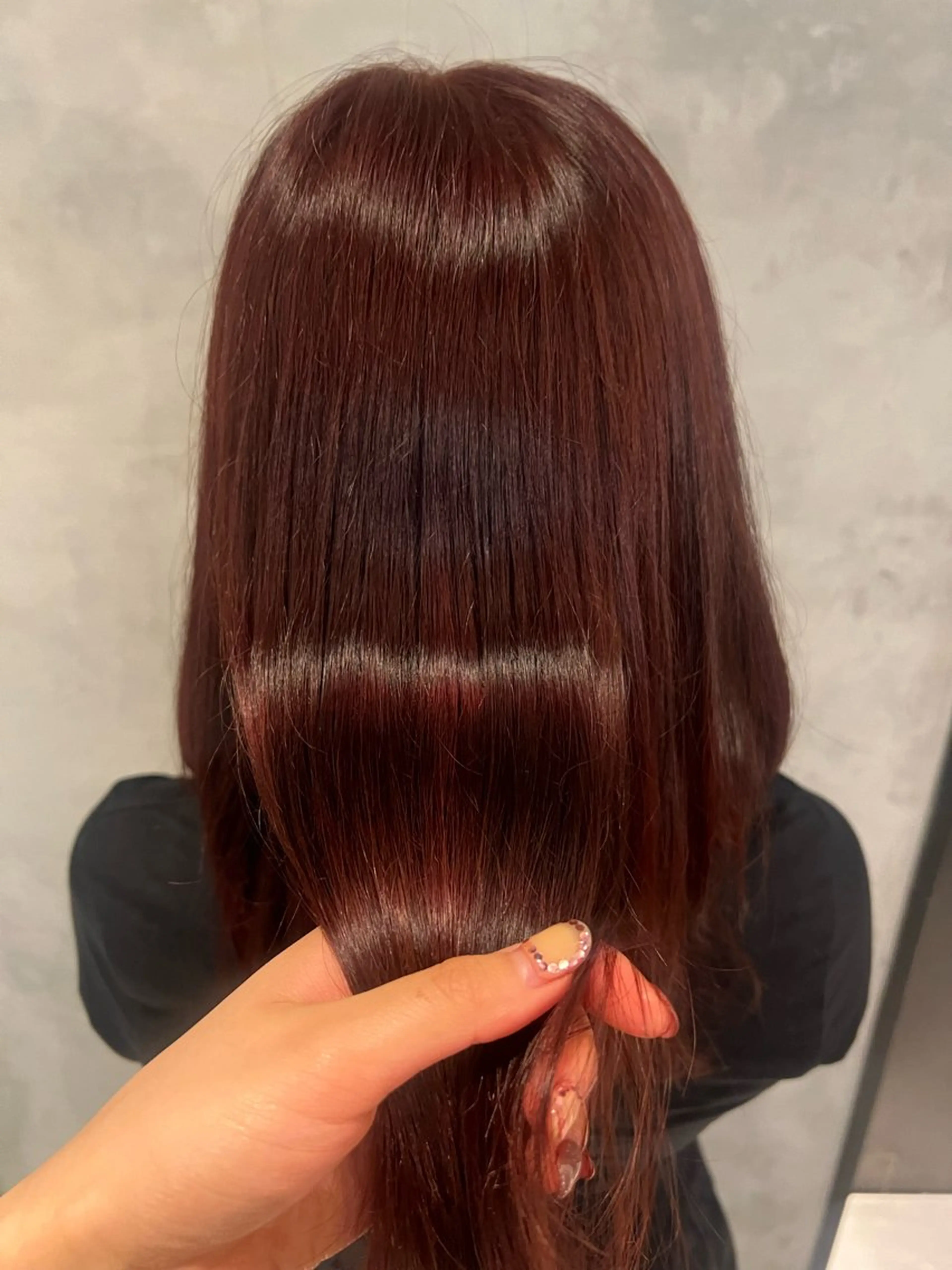 ロング カラー トリートメント 🎀暖色カラー/艶 ヘア/Anzu🎀のヘアスタイル