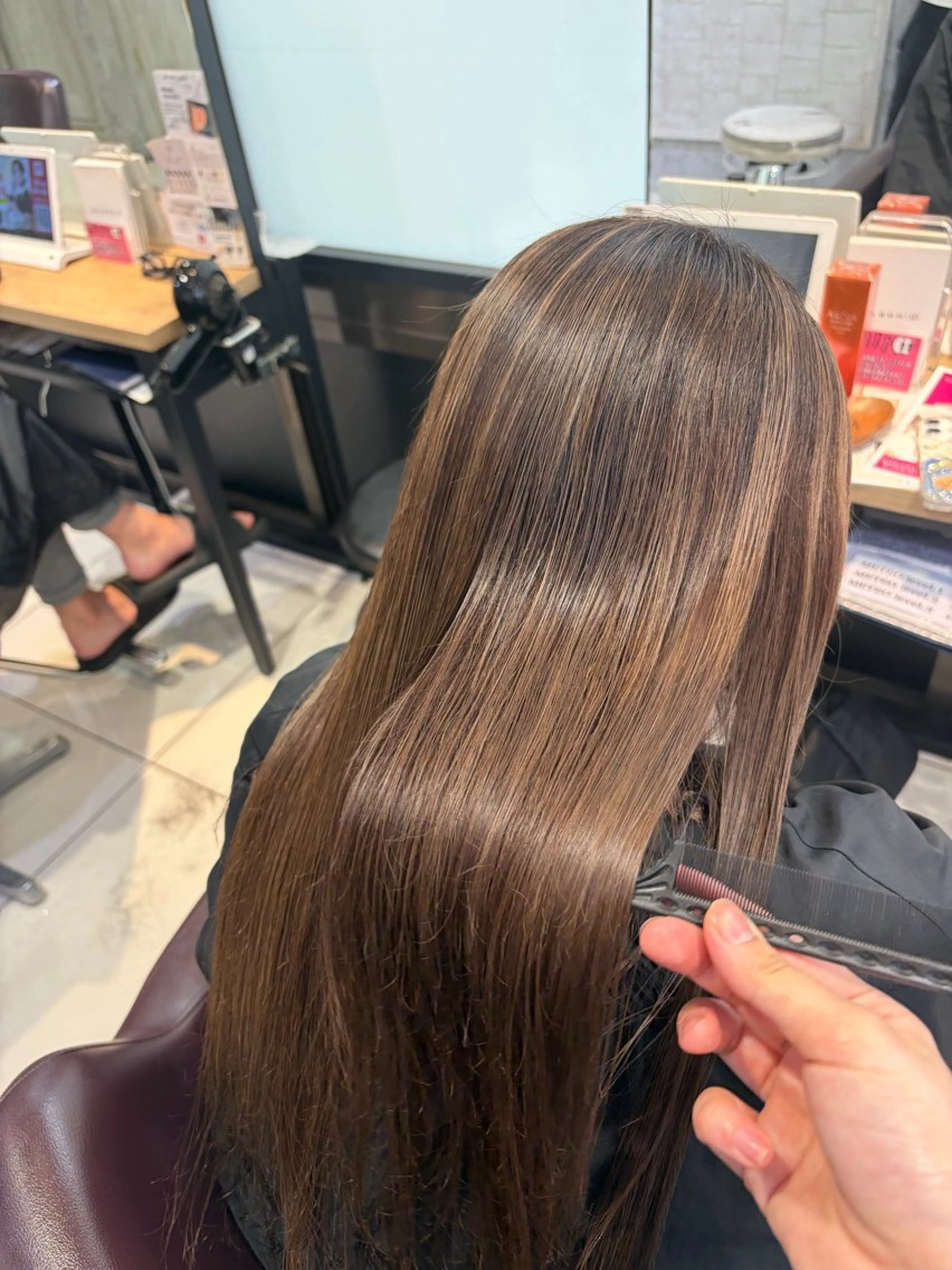ロング トリートメント 🫧暖色艶カラ ー❤️🫧Kyaraのヘアスタイル