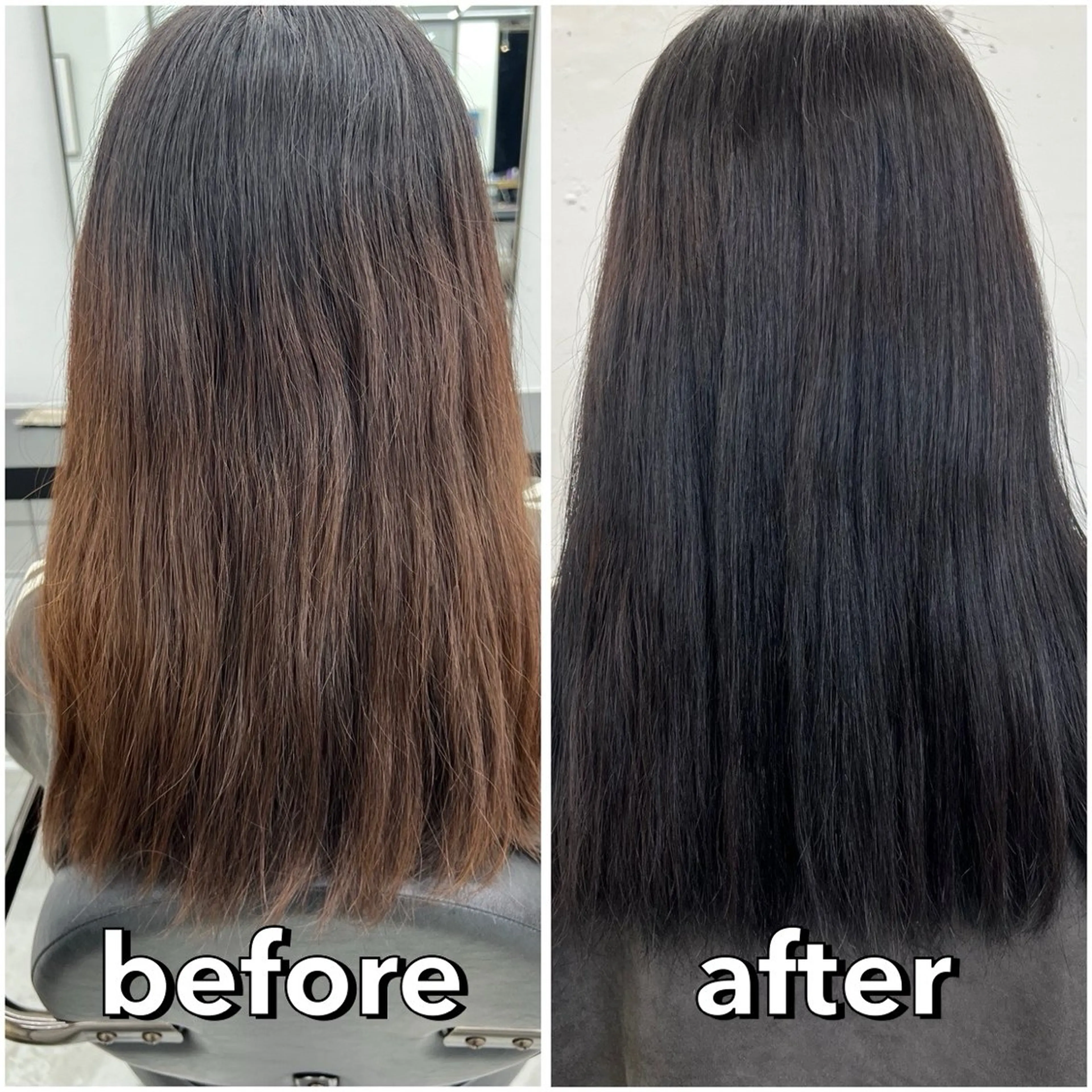 ミディアム カラー 黒髪 学生 ヘアカラー 🌷︎あすか🌷 JILLSTUDIOのヘアスタイル