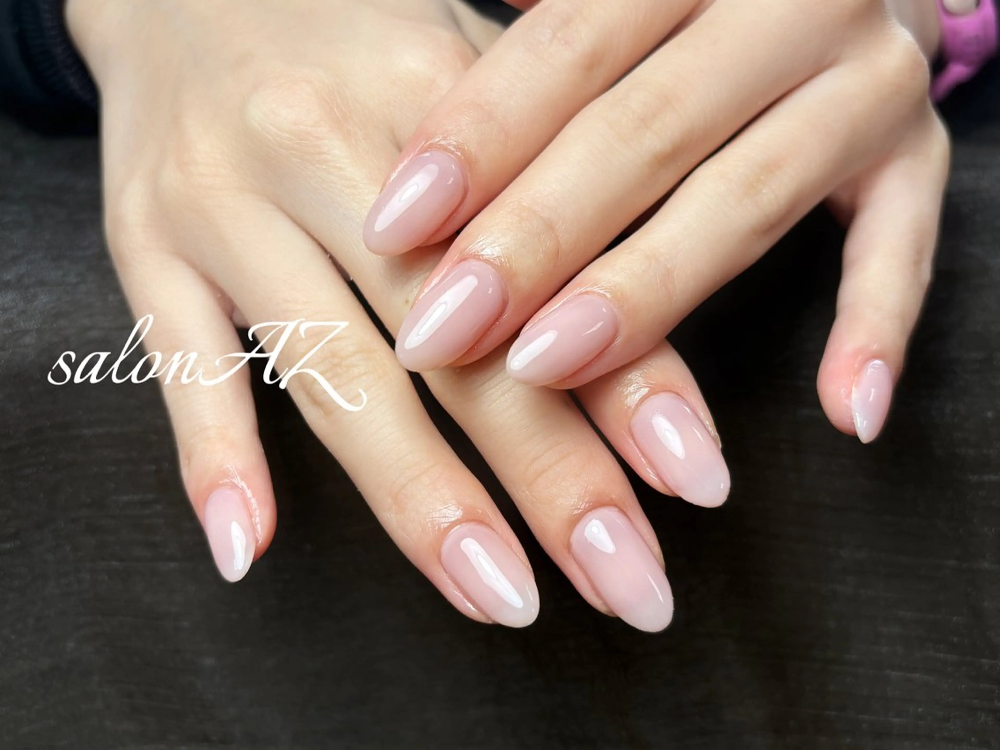 ネイル アートネイル 長さ出し フットネイル フレンチネイル ジェルネイル ハンドネイル salon AZのネイルデザイン