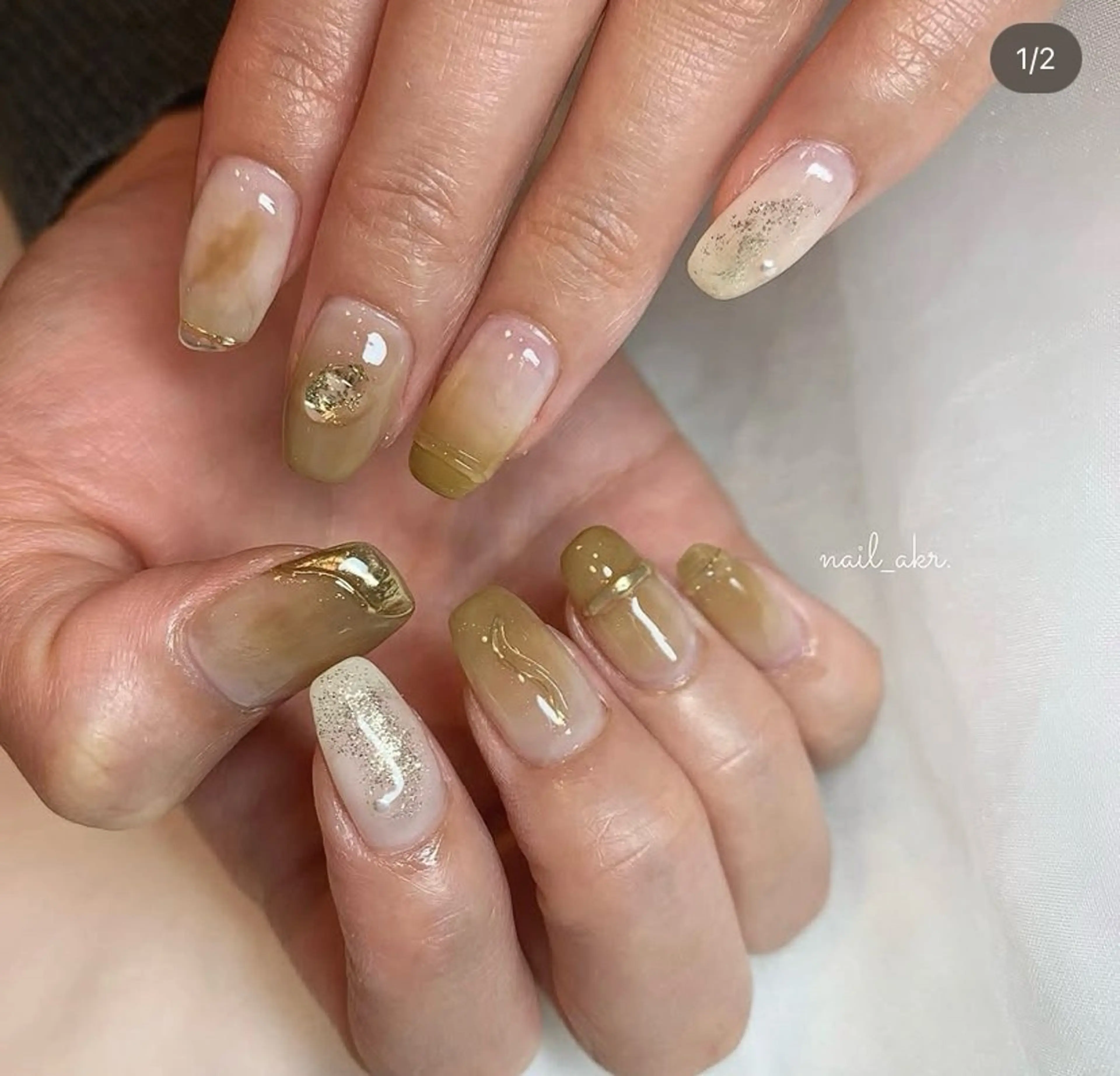 ネイル ニュアンスネイル ハンドネイル nailAVANCE akariのネイルデザイン