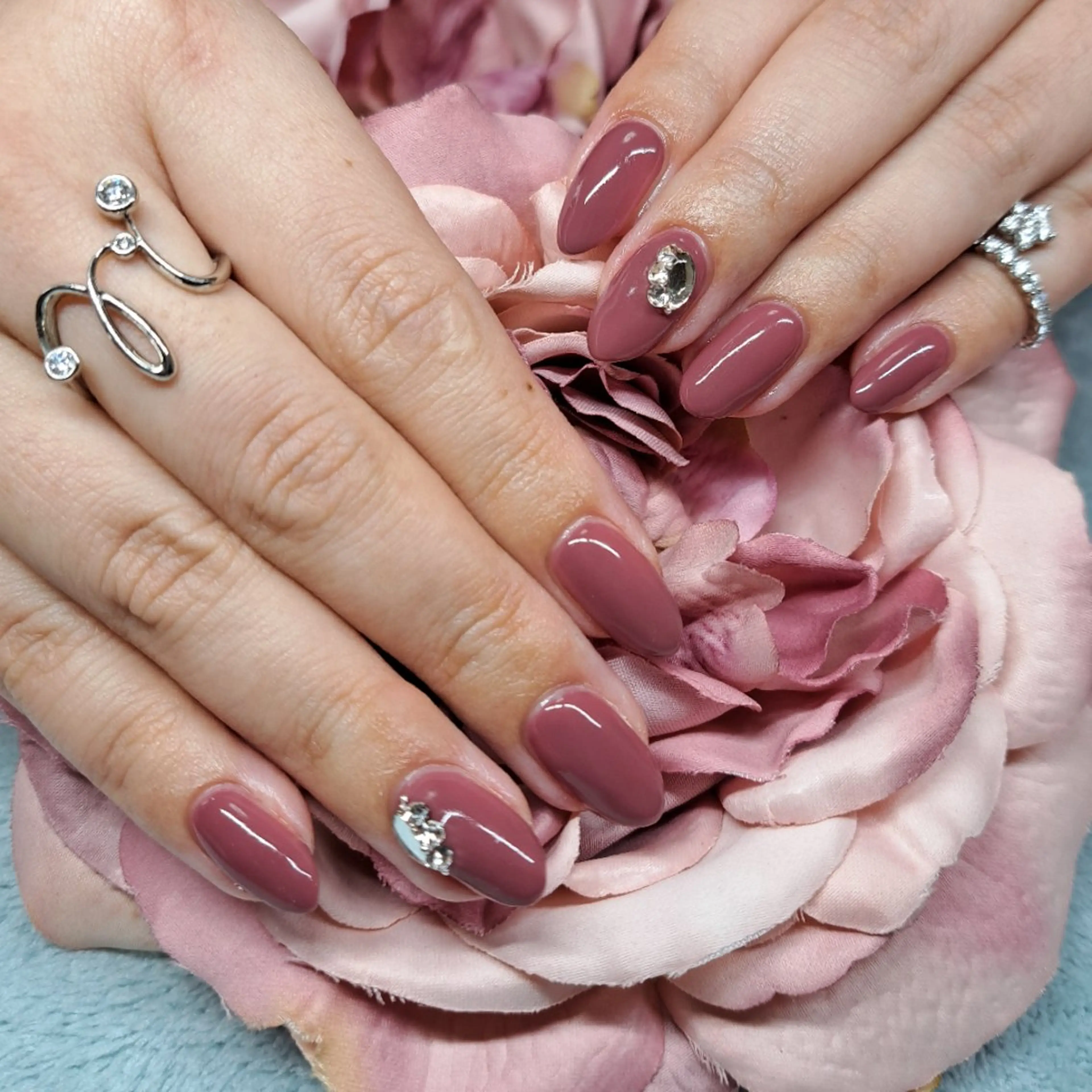 ネイル ワンカラーネイル HAYASHI  Nのネイルデザイン