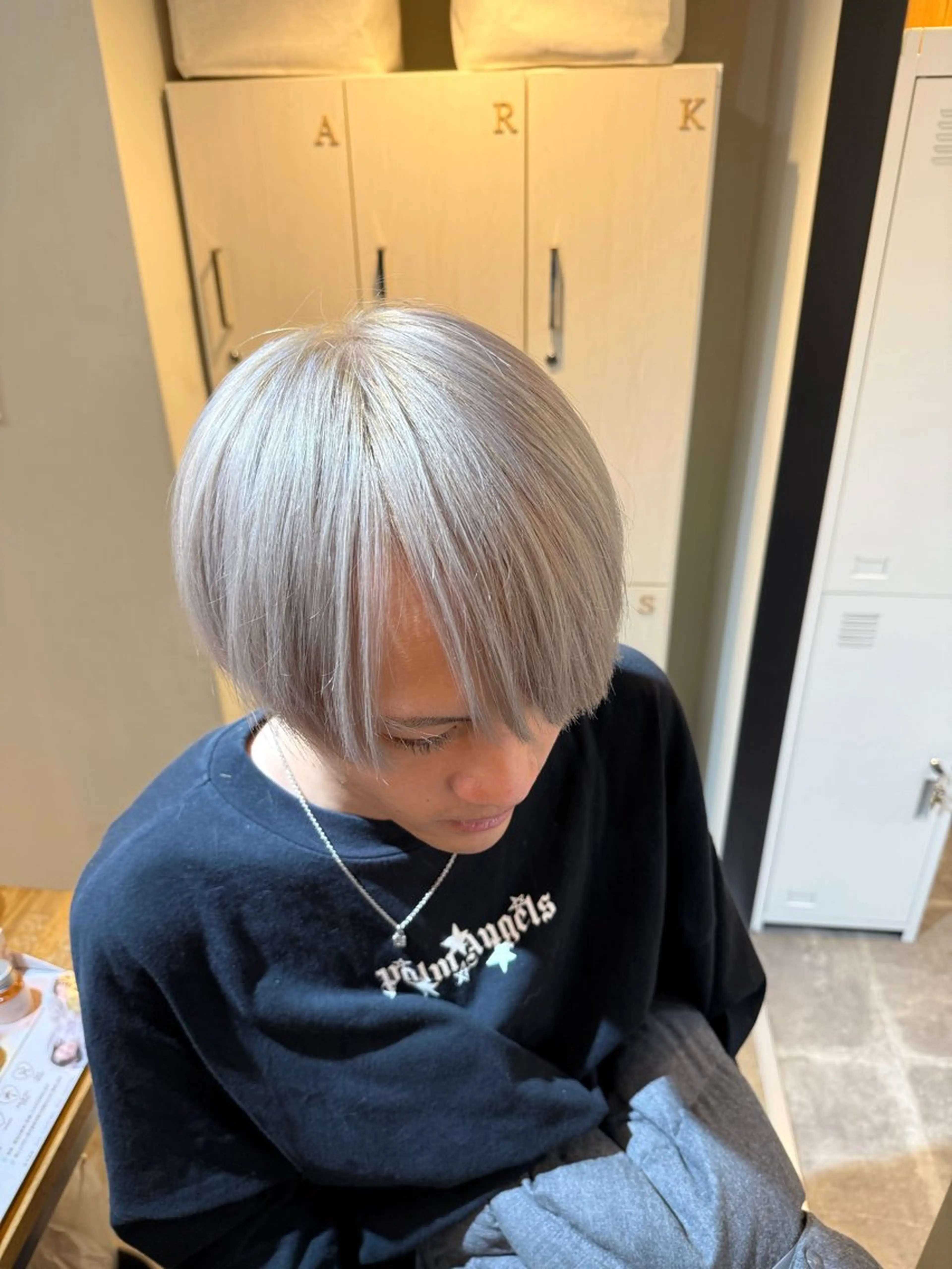 ショート カラー メンズ 髪質改善【縮毛矯正】 No.1りょうかのヘアスタイル