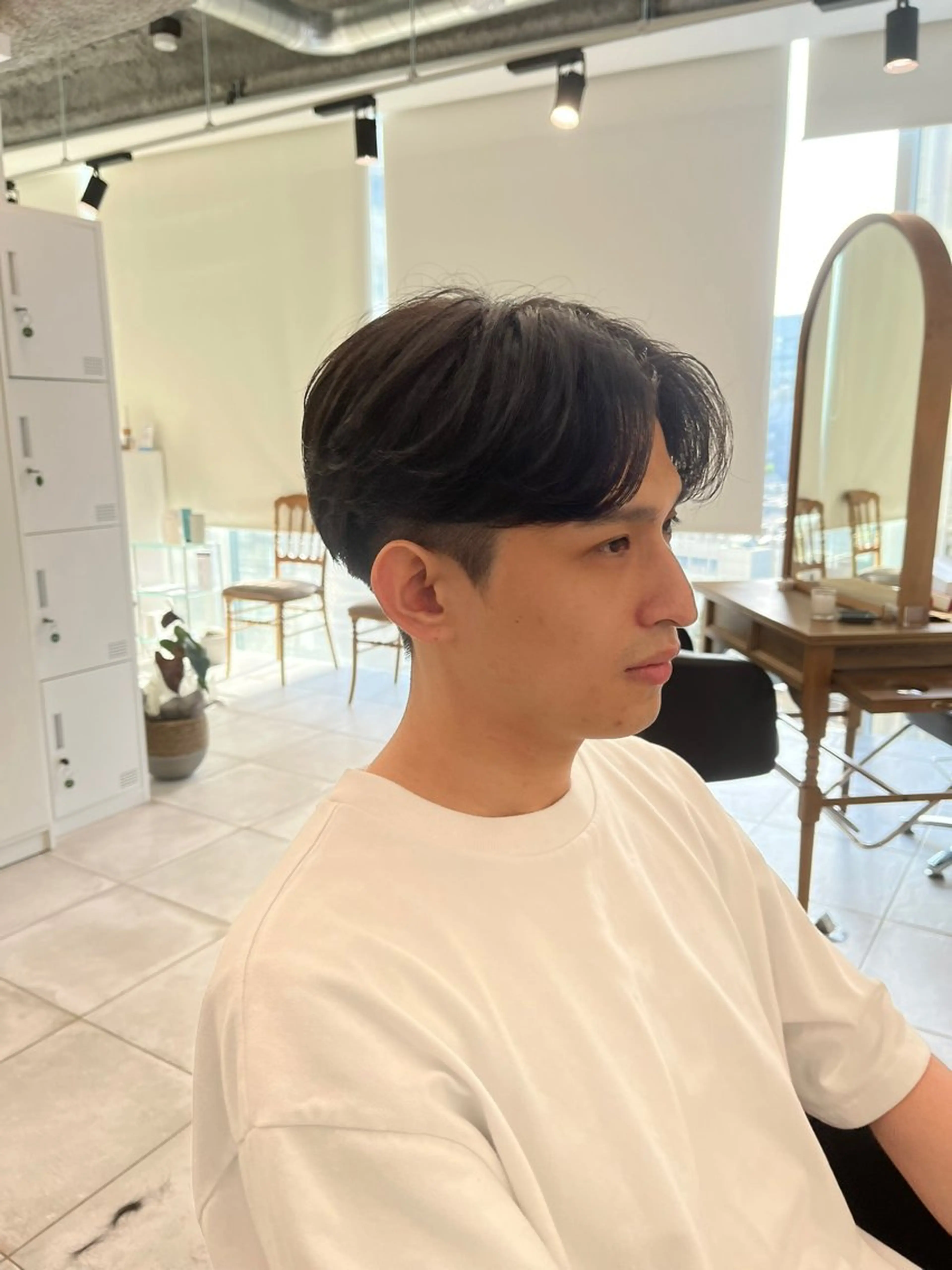 ショート カラー パーマ メンズ 🏆メンズヘア特化 🥇代表りんぺーのヘアスタイル