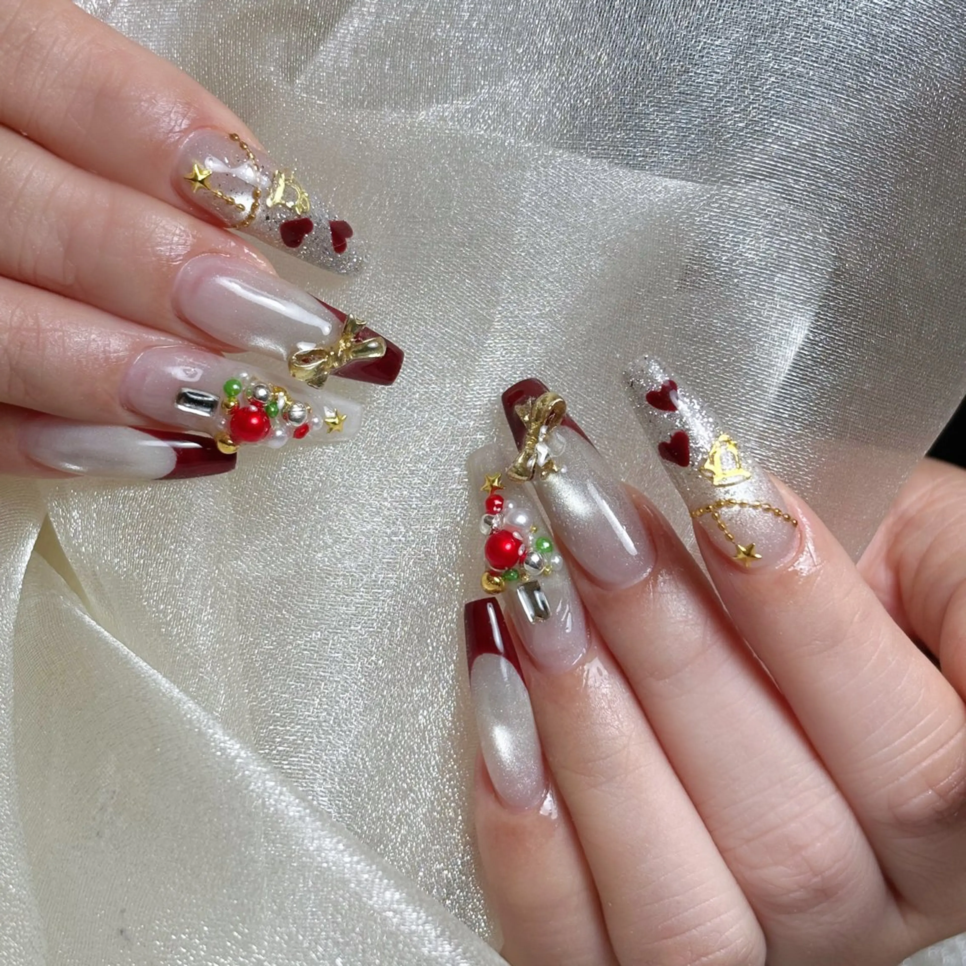 ネイル 冬ネイル クリスマス Ann- NailQueensのネイルデザイン