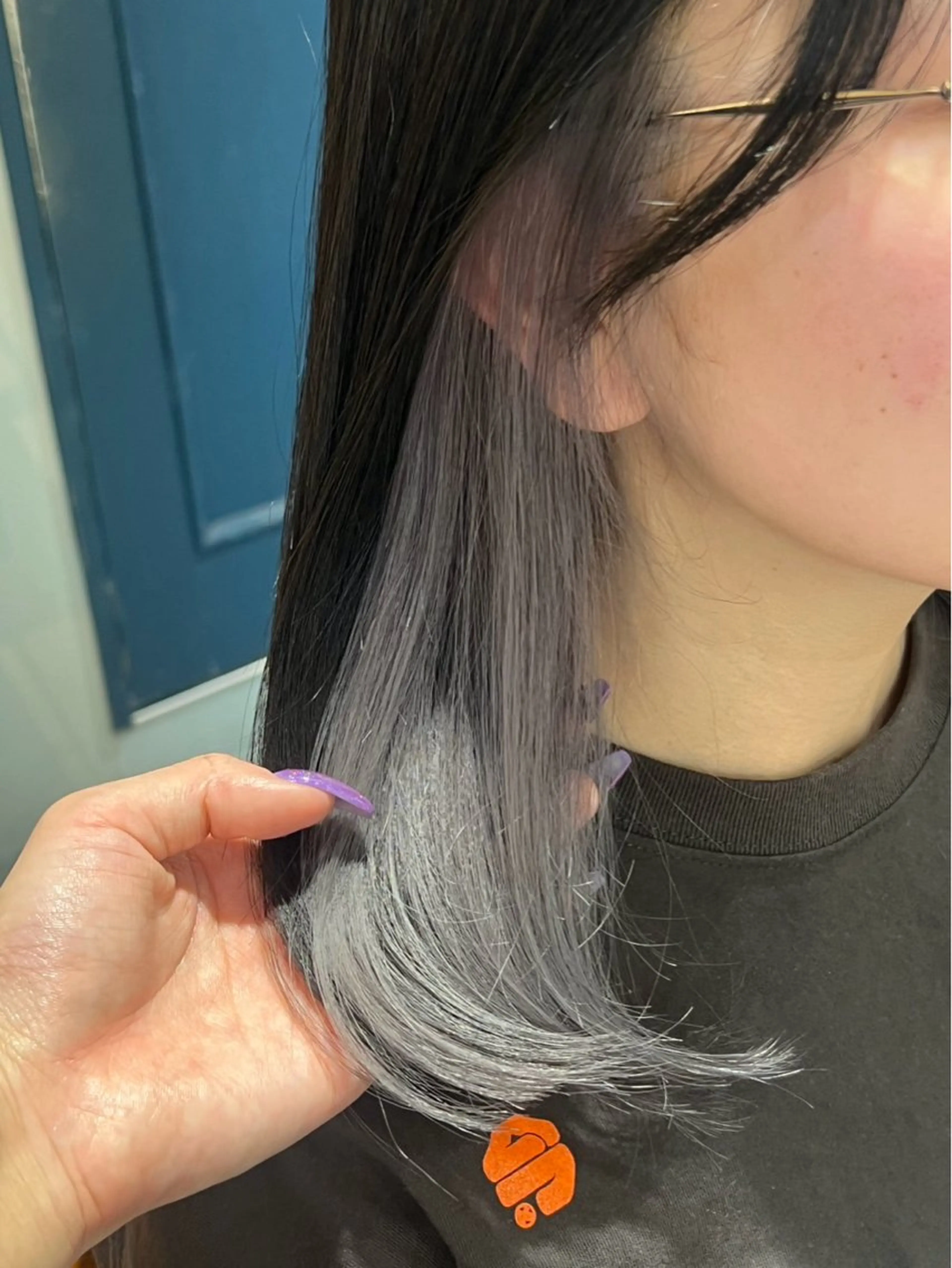 ショート ヘアカラー トリートメント 艶髪×透明感カラー ののかのヘアスタイル