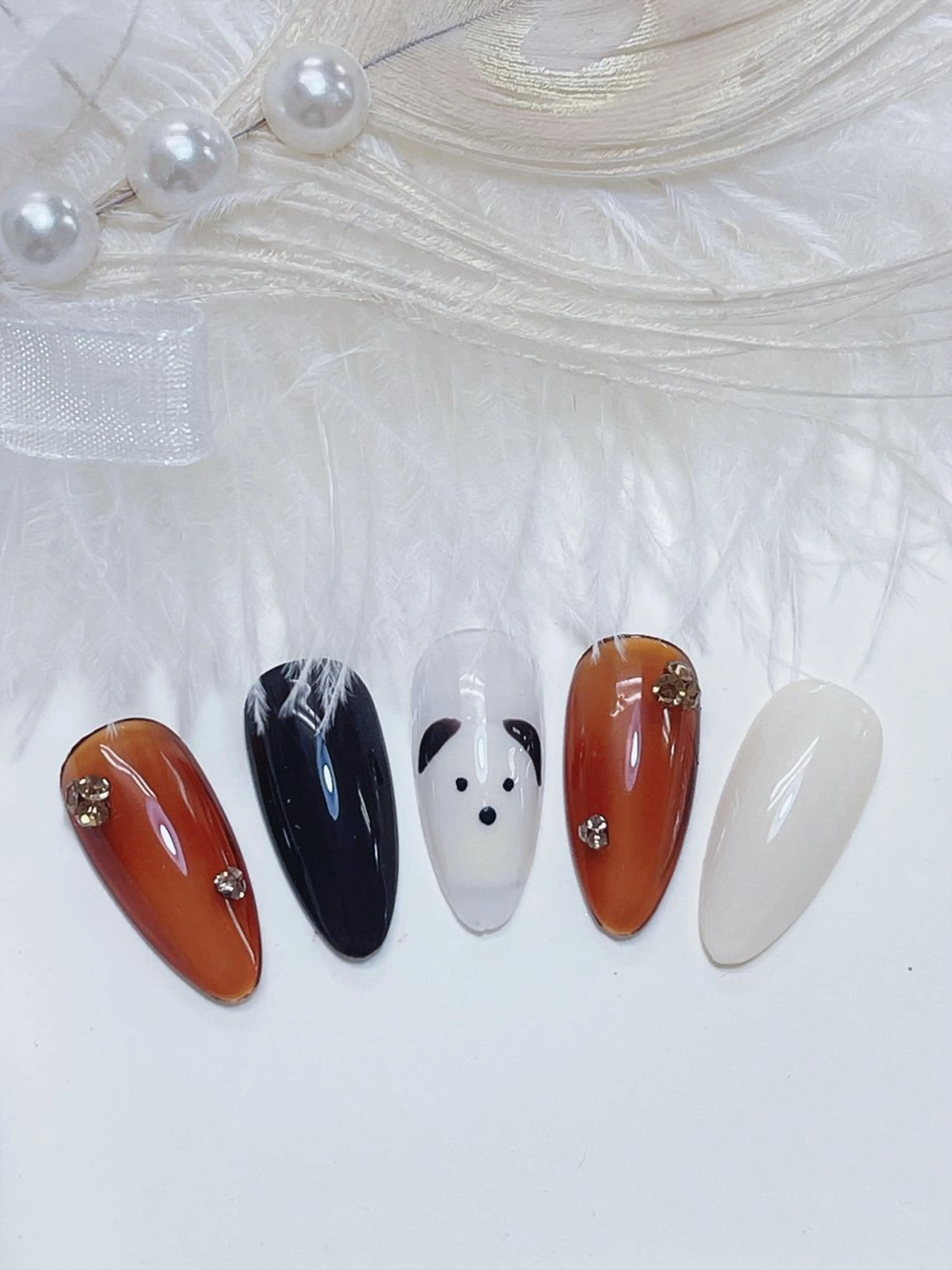 ネイル チークネイル フレンチネイル グラデーション キラキラネイル 韓国ネイル ハンドネイル DUO MI nail salonのネイルデザイン