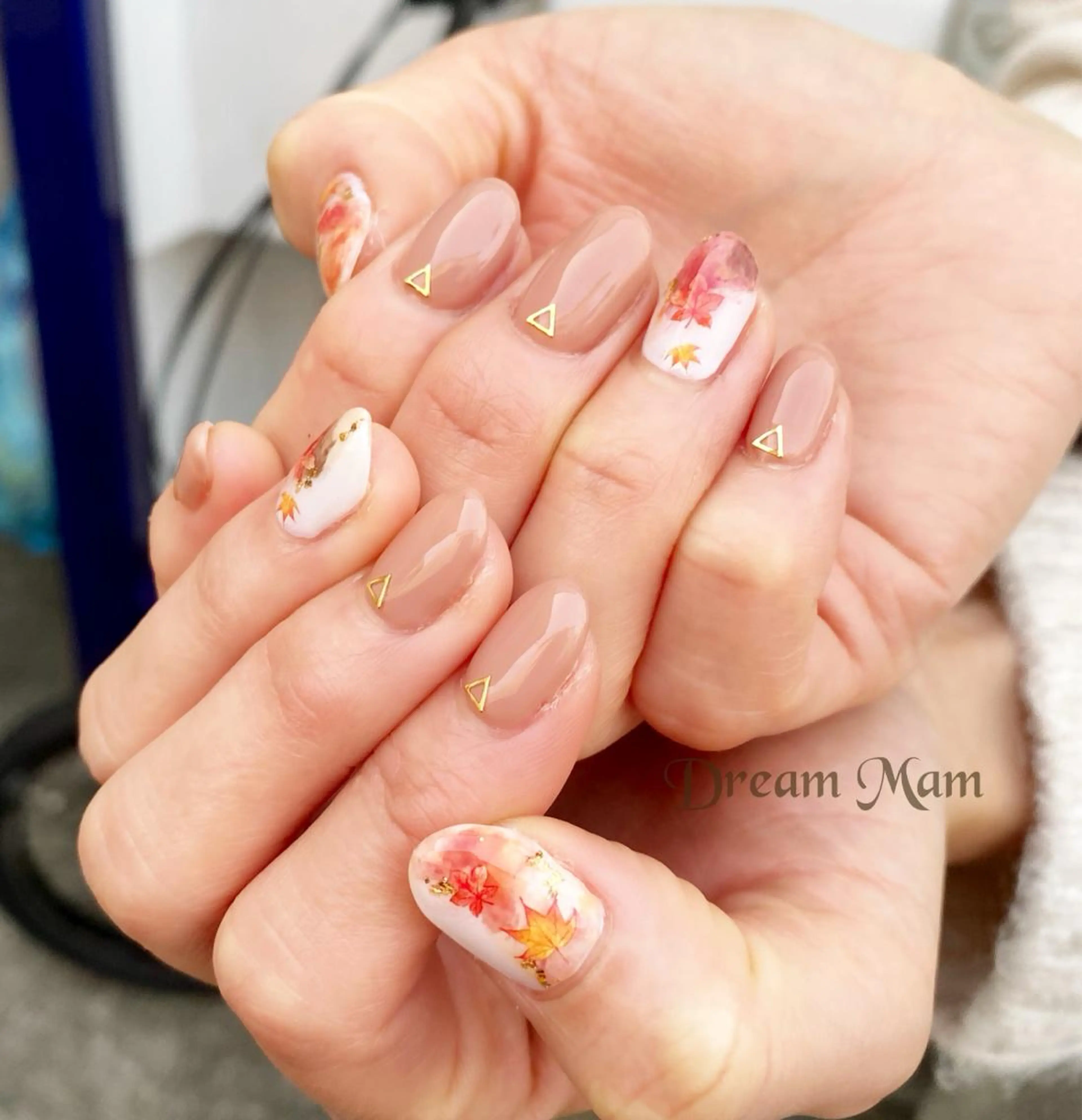 ネイル フレンチネイル ジェルネイル キラキラネイル 韓国ネイル マグネットネイル Nail Salon Dream Mamのネイルデザイン