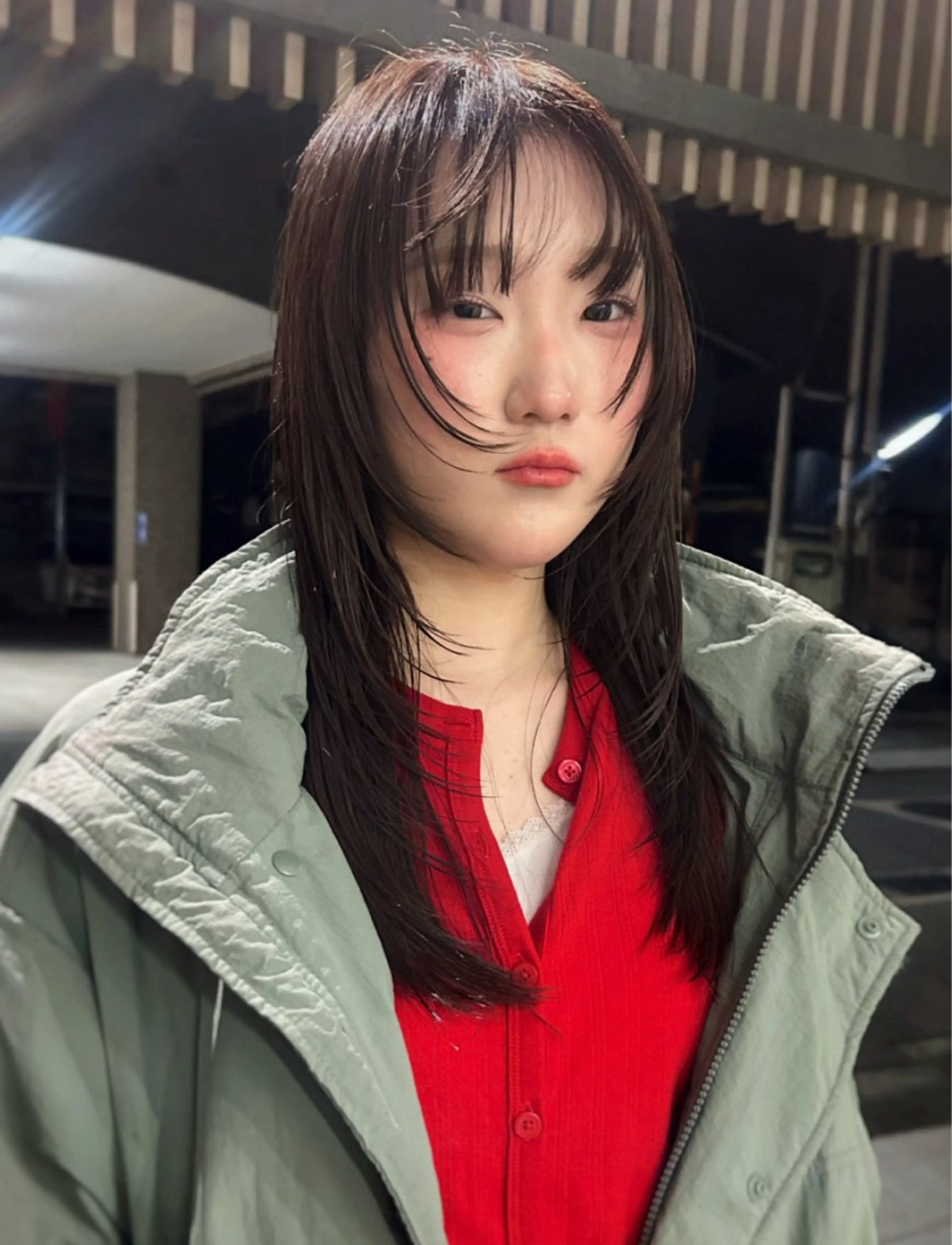 ロング レイヤーカット 江坂/レイヤー/ボブ nacaのヘアスタイル