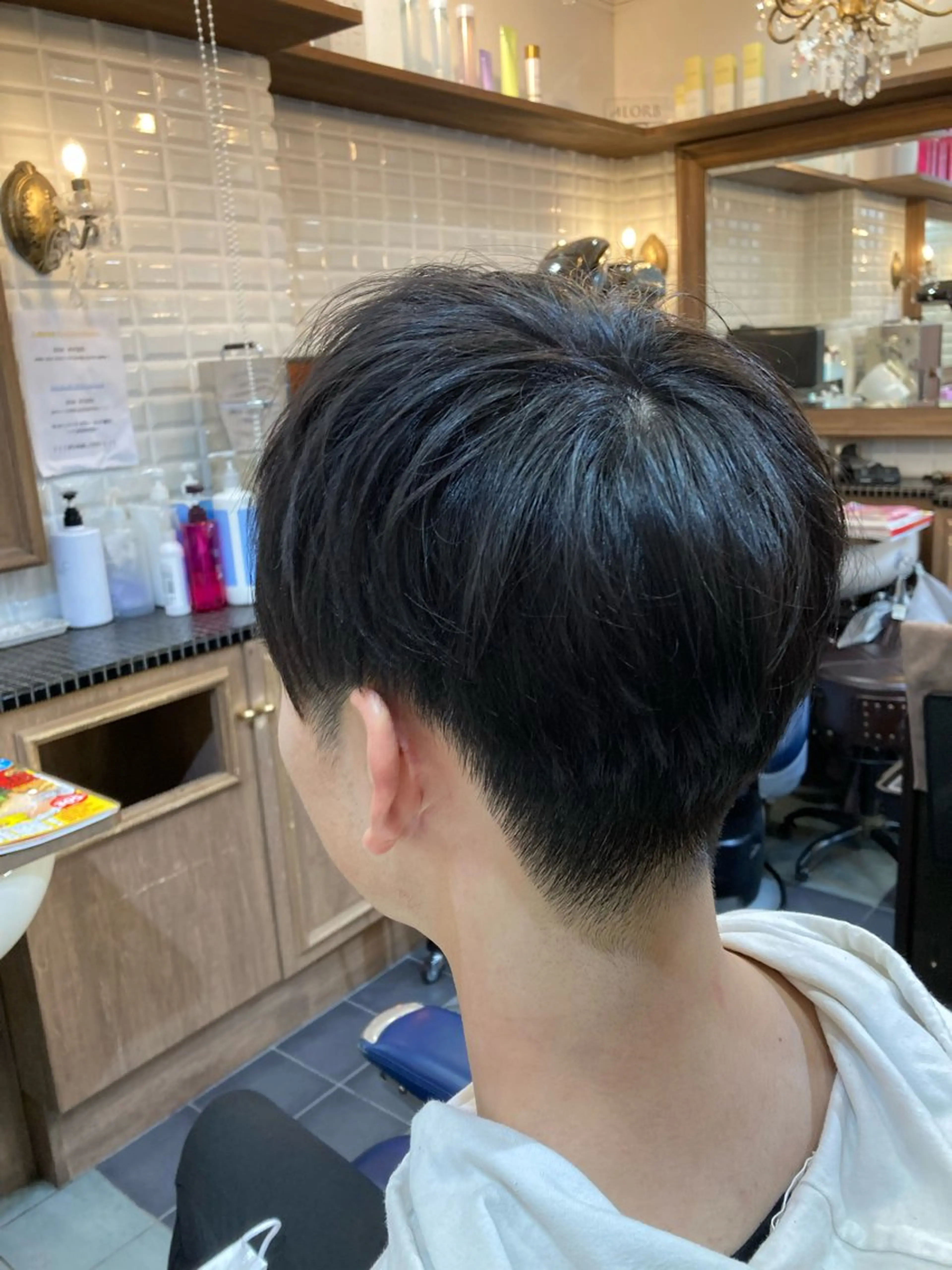 ショート メンズ 刈り上げ ルピナス中田店長 山口大地のヘアスタイル