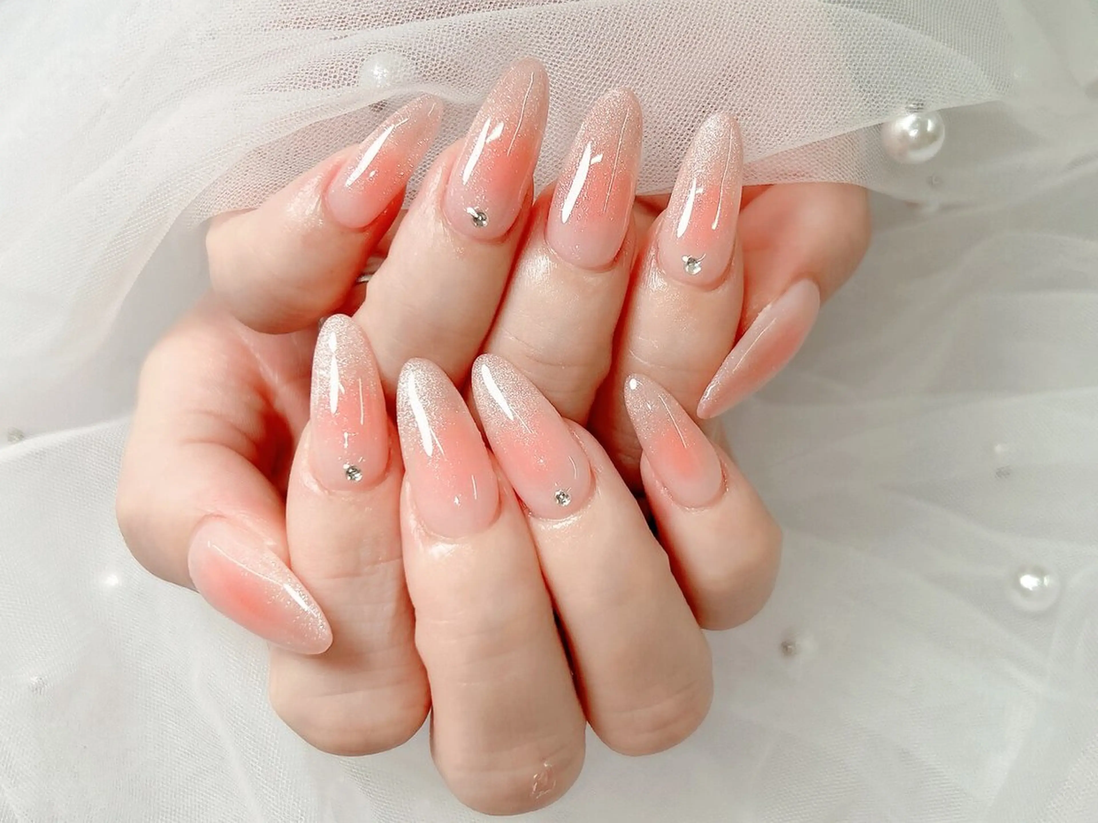 ネイル ハンドネイル 渋谷T&B ナサ ギ ロング無制限中✨のネイルデザイン