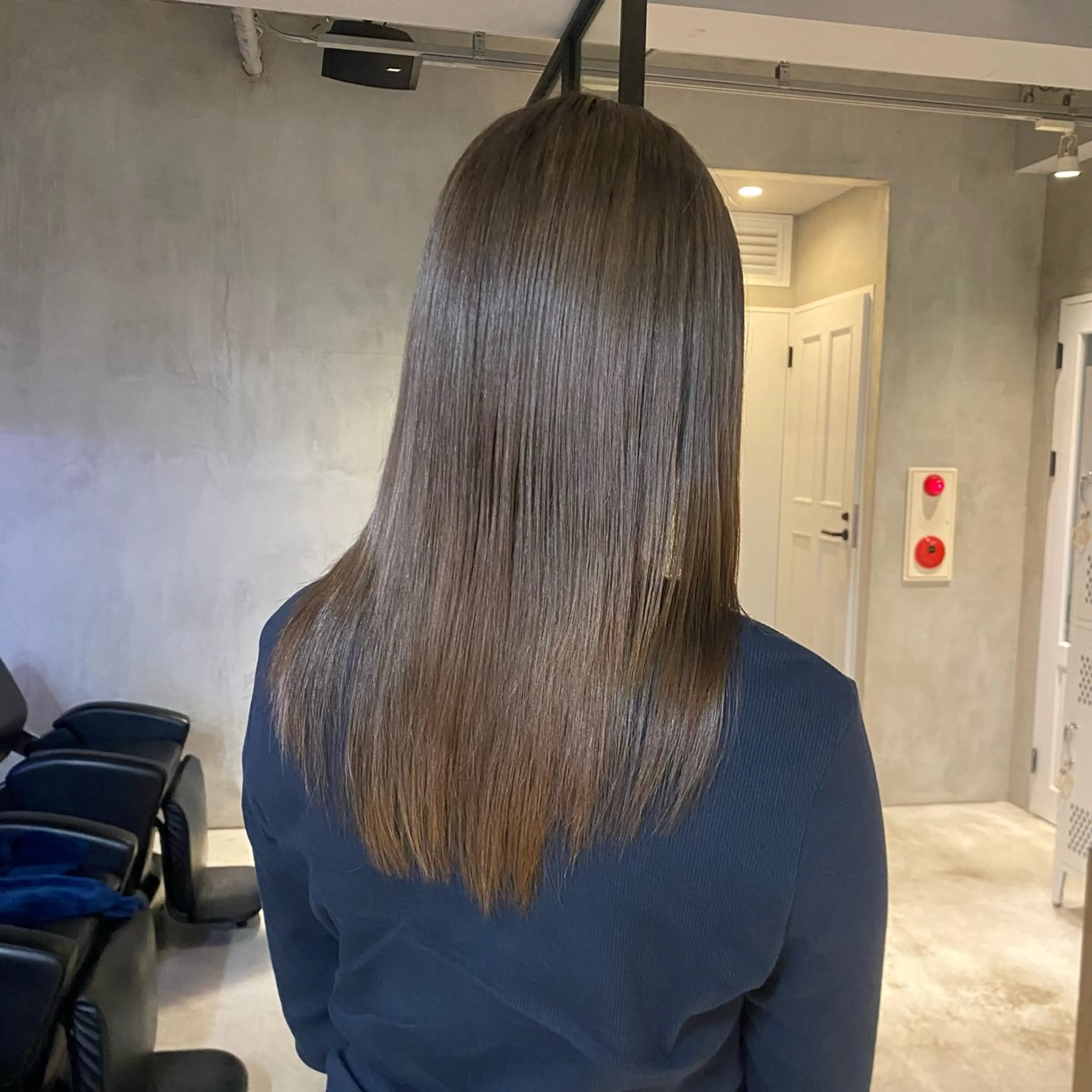 ロング カラー アッシュ ヘアカラー ひなた / elima調布のヘアスタイル