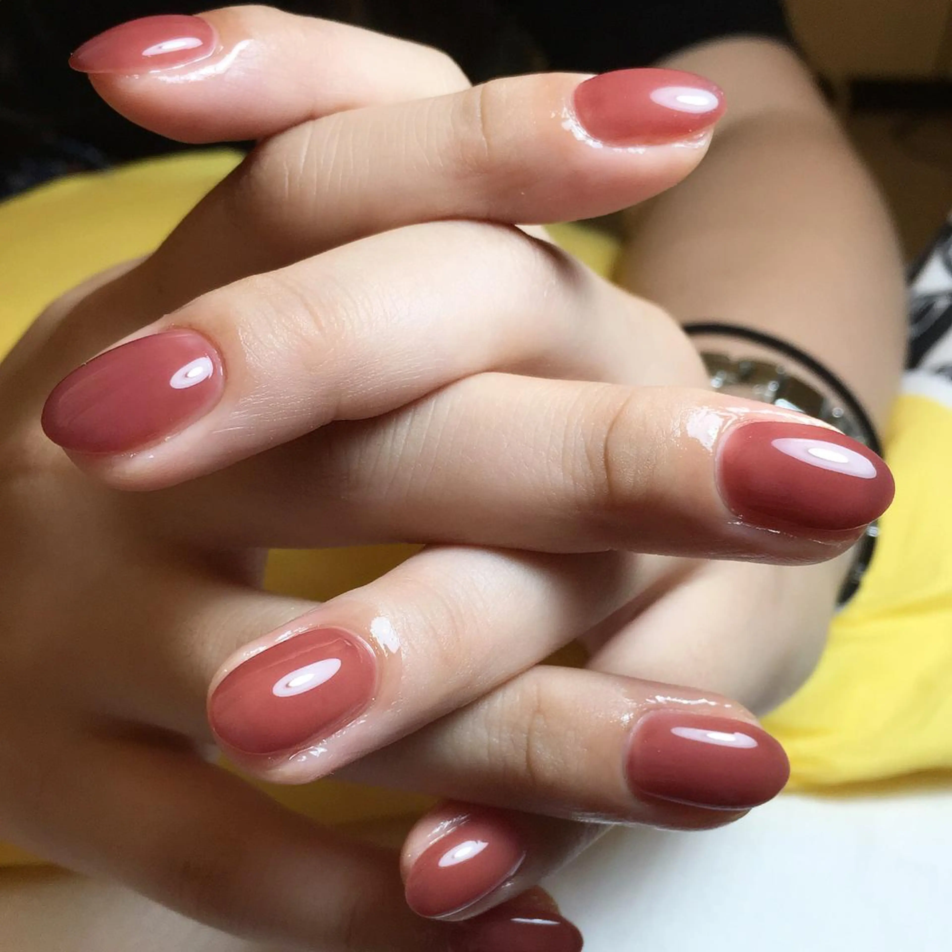 ネイル ワンカラーネイル Nail salon viewt55☺︎のネイルデザイン