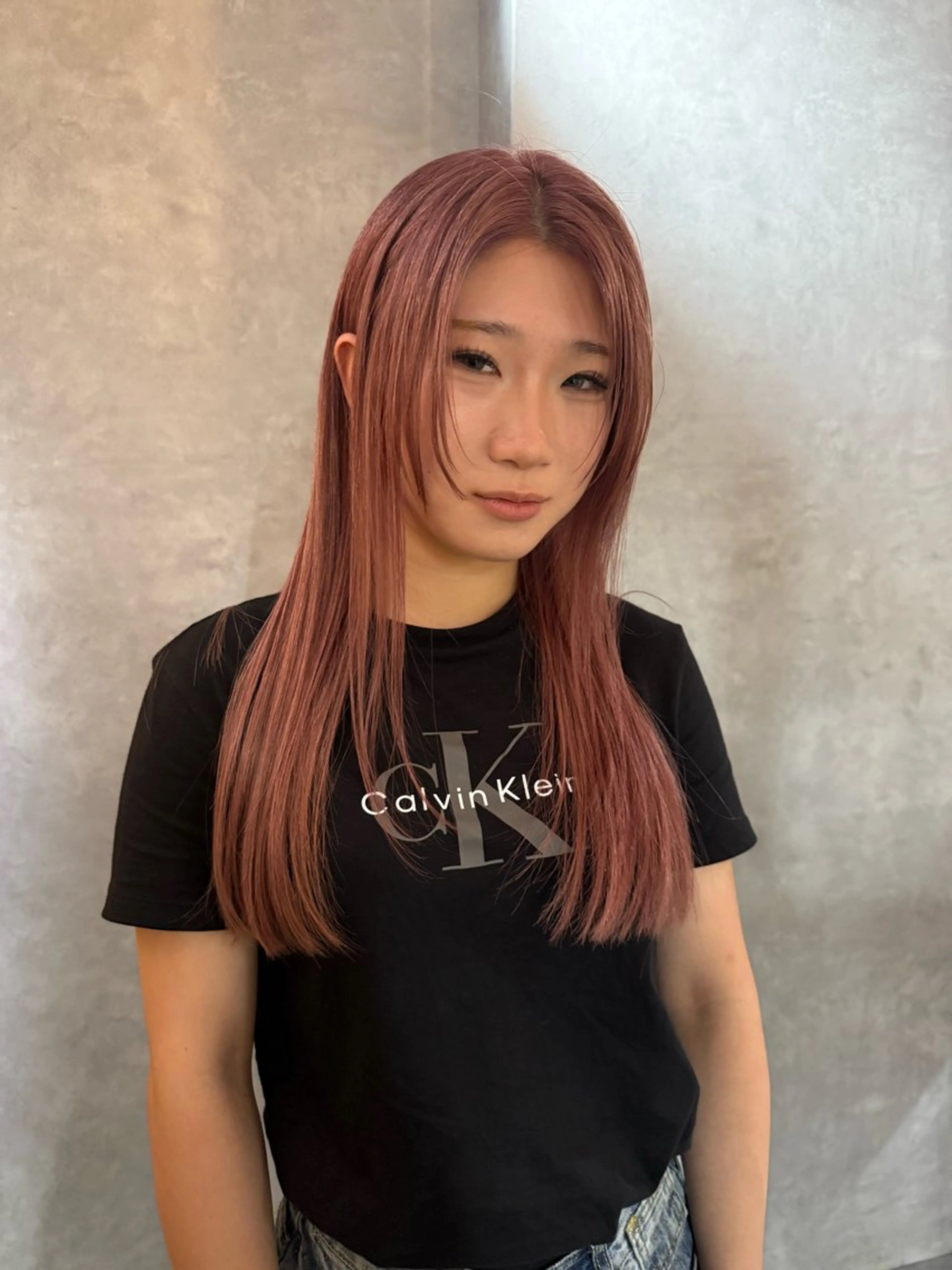 ロング ヘアカラー トリートメント 小平 寧々のヘアスタイル