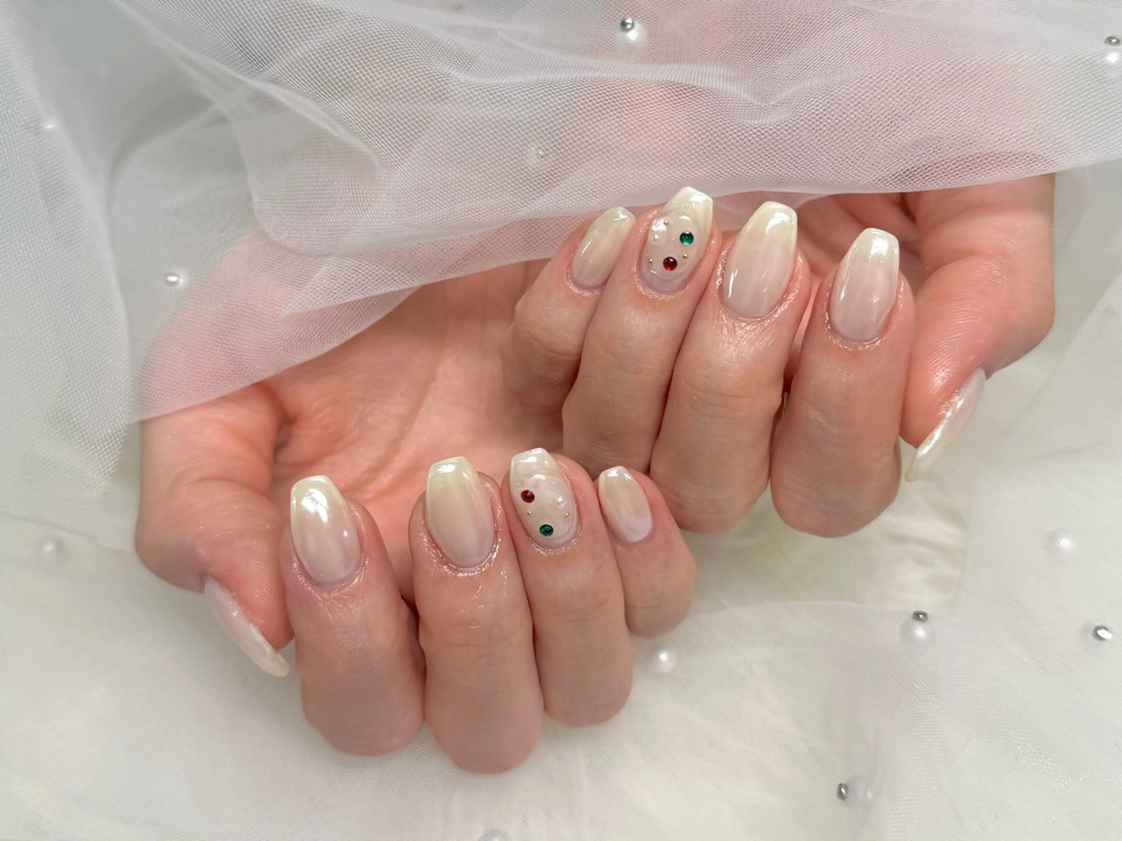 ネイル アートネイル ハンドネイル 🫧Rio🫧ネイル /渋谷🫧ワンホンのネイルデザイン