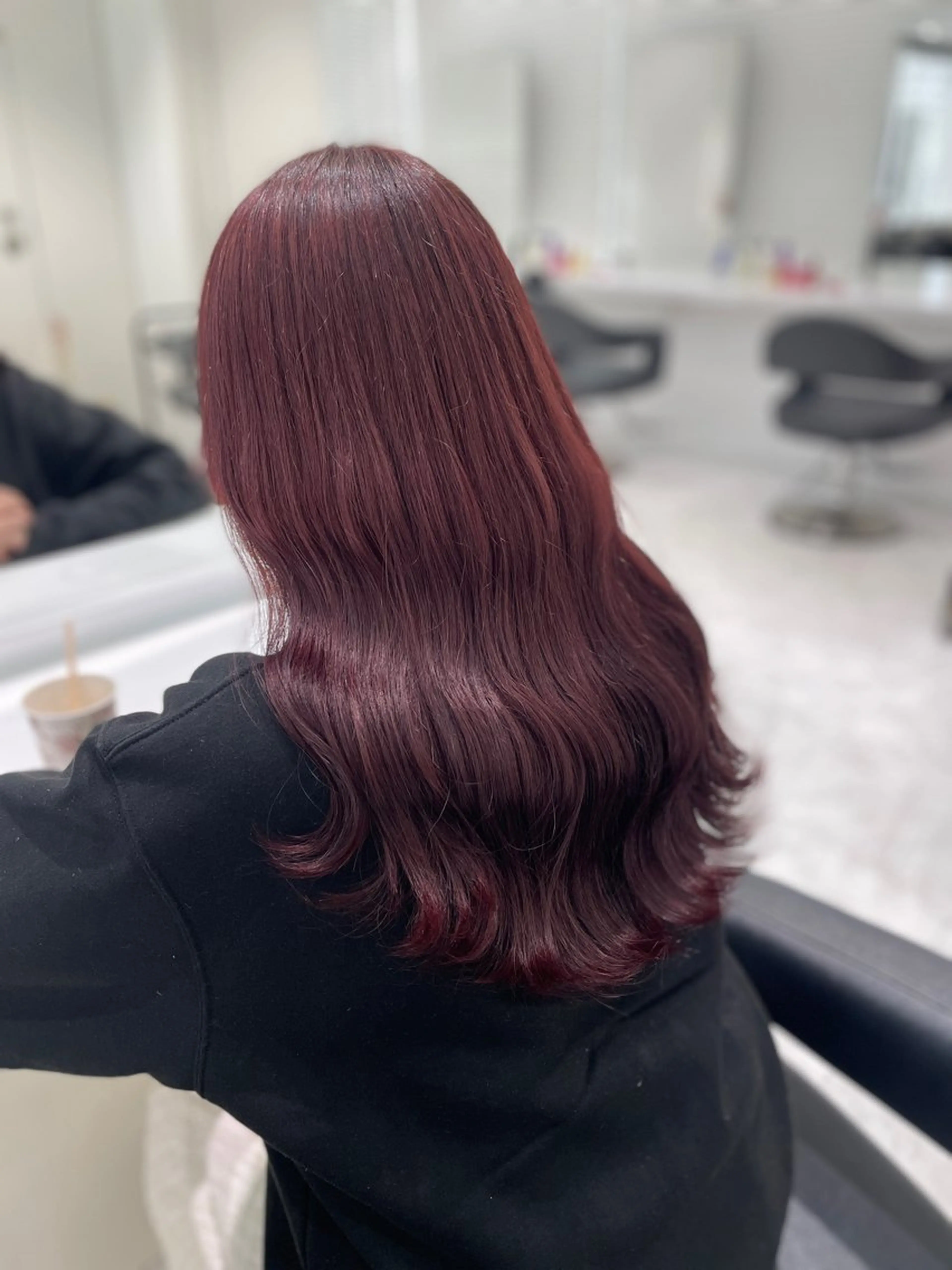 ロング カラー ヘアアレンジ ヘアカラー ♥️うる艶暖色 銀座♥️mioのヘアスタイル