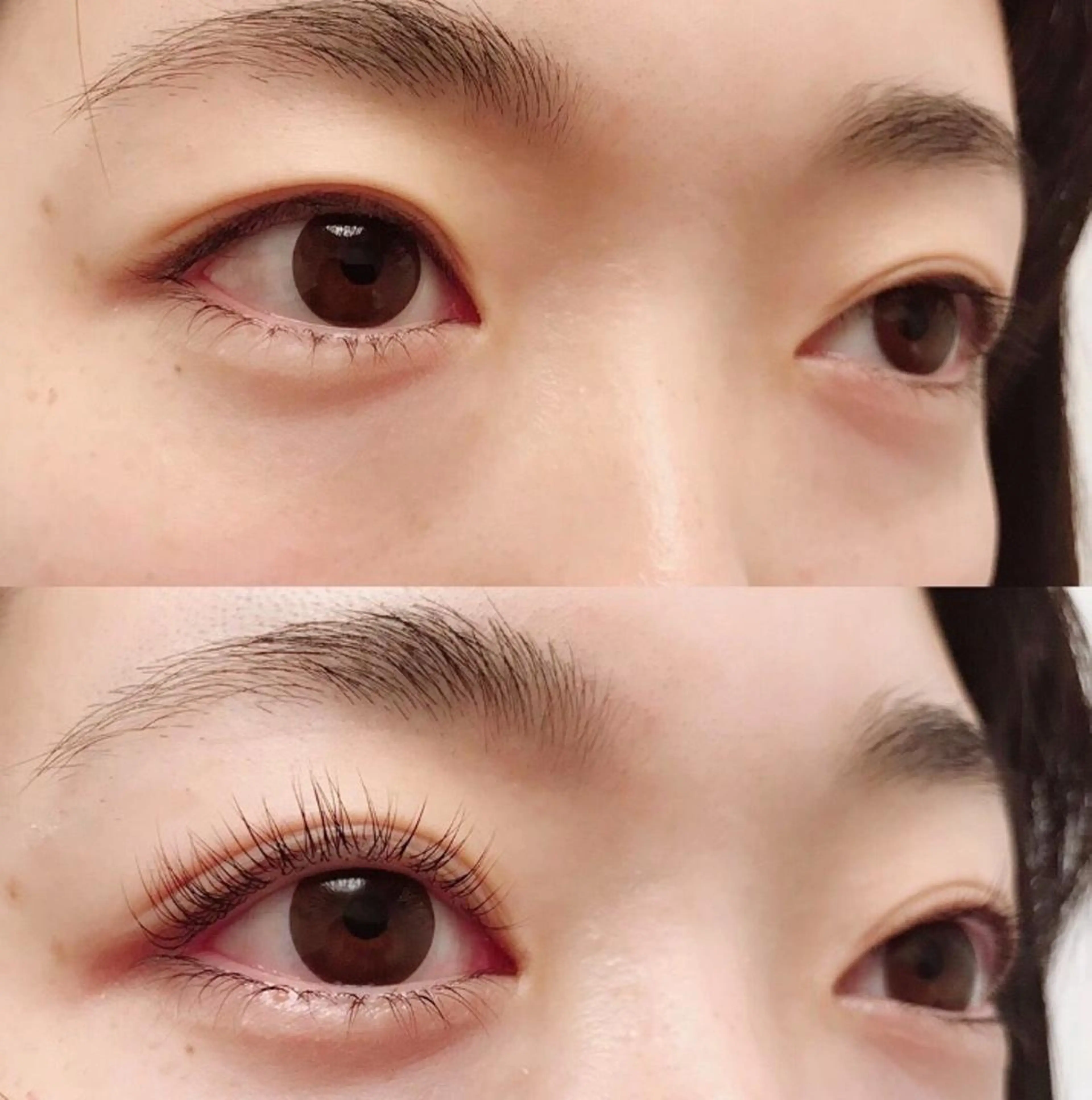 パリジェンヌ＋マツエク(セーブルorフラットラッシュ)100本の写真