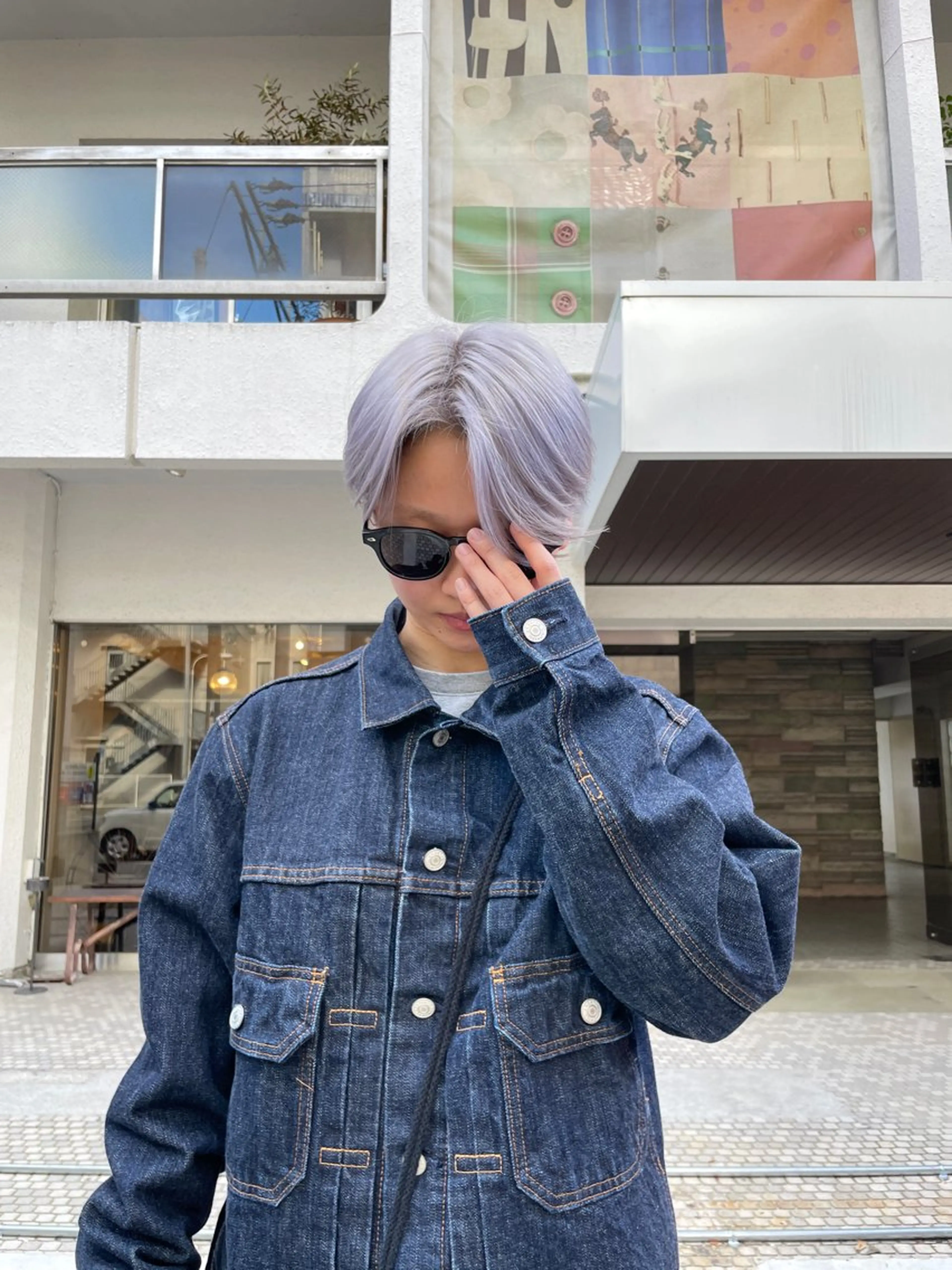 カラー ブリーチ ブロンド カット ヘアカラー トリートメント vivre libreのヘアスタイル