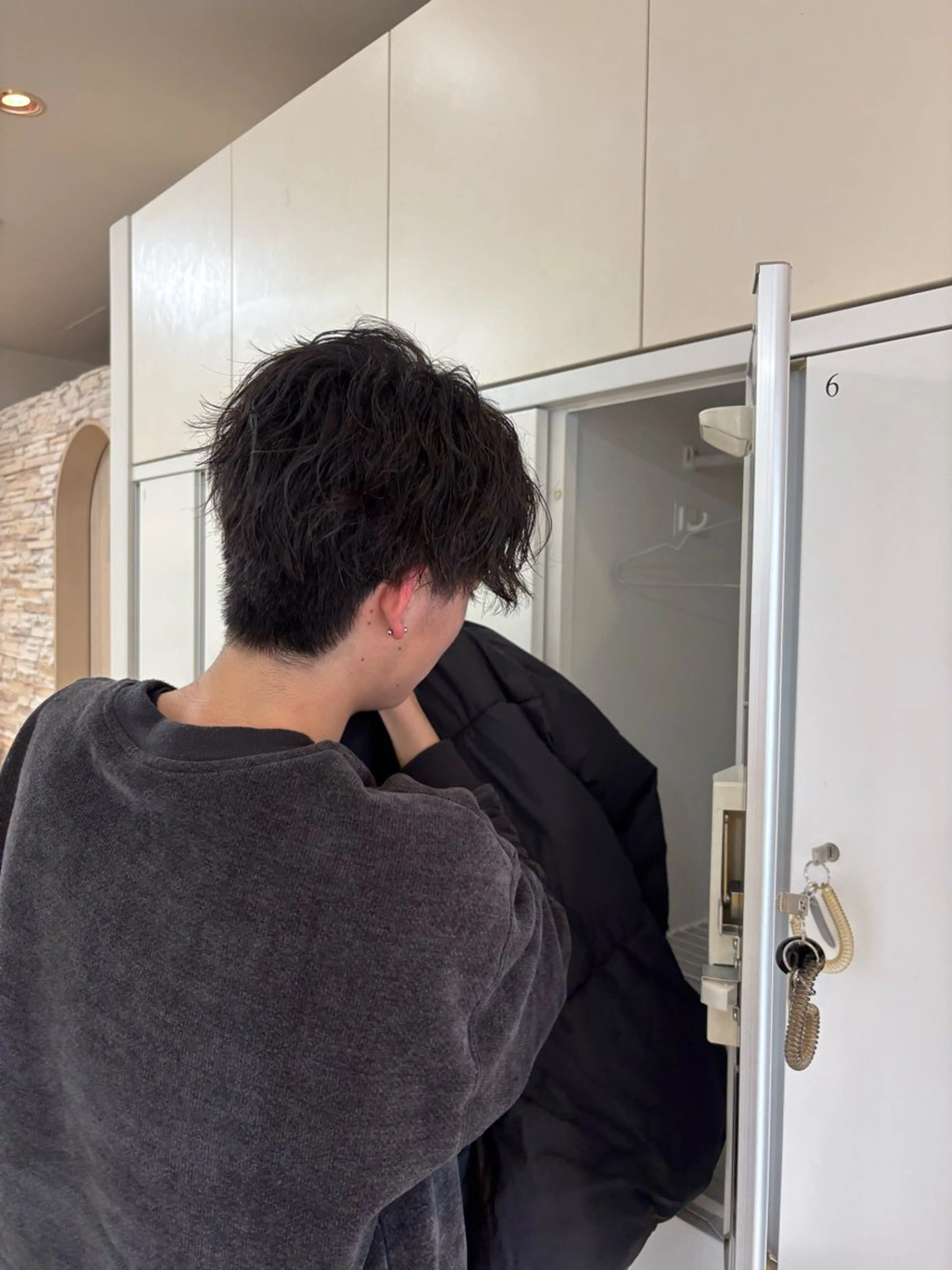 パーマ メンズ パーマ CREA渋沢 モデル募集🌺アイナのヘアスタイル