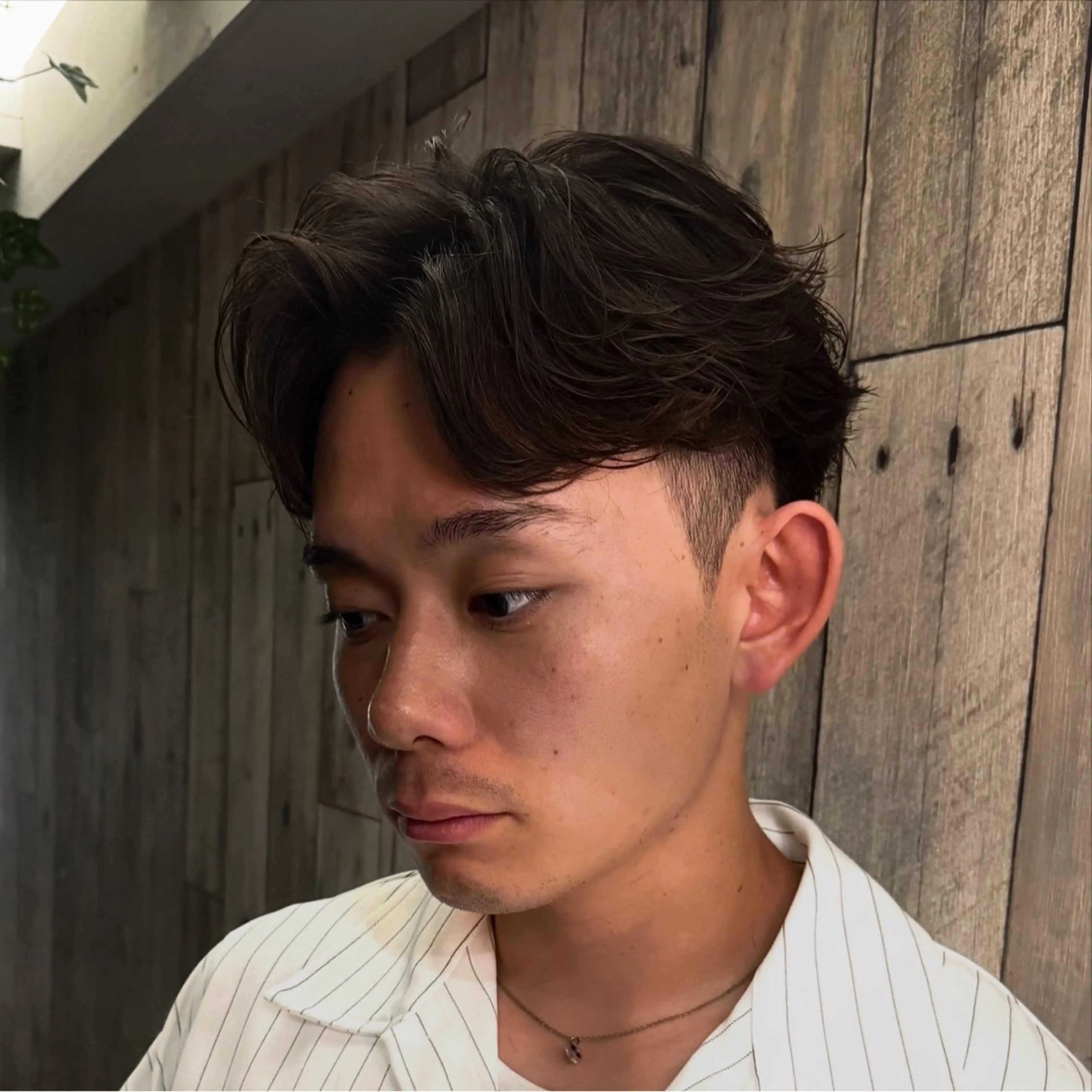 パーマ メンズ カット パーマ REBECCA 宮崎伊玖のヘアスタイル