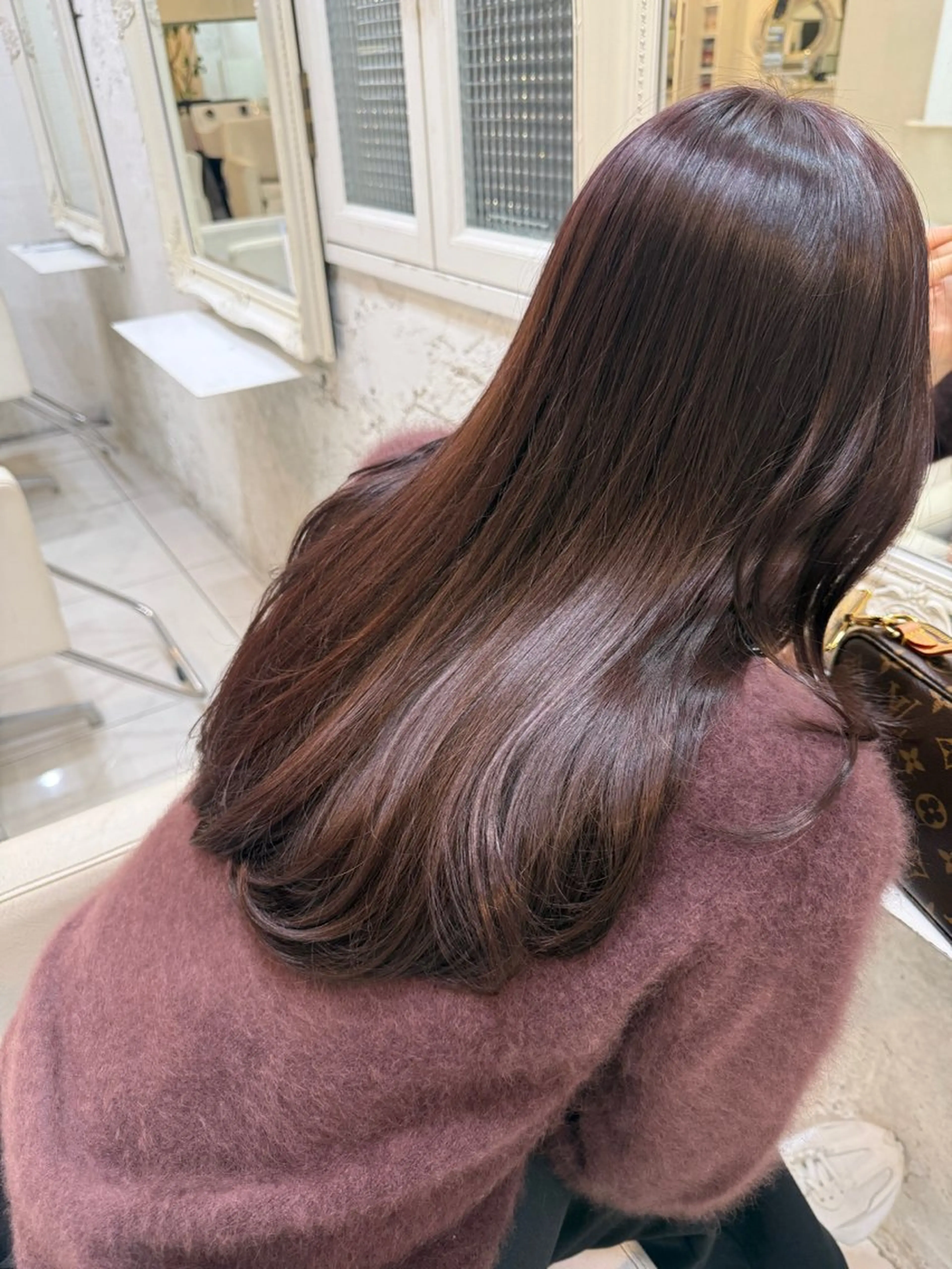 セミロング カラー ブラウンカラー カット ヘアカラー トリートメント 透明感カラー🫧ヘア セット🫧松本菜月の眉毛・アイブロウイメージ