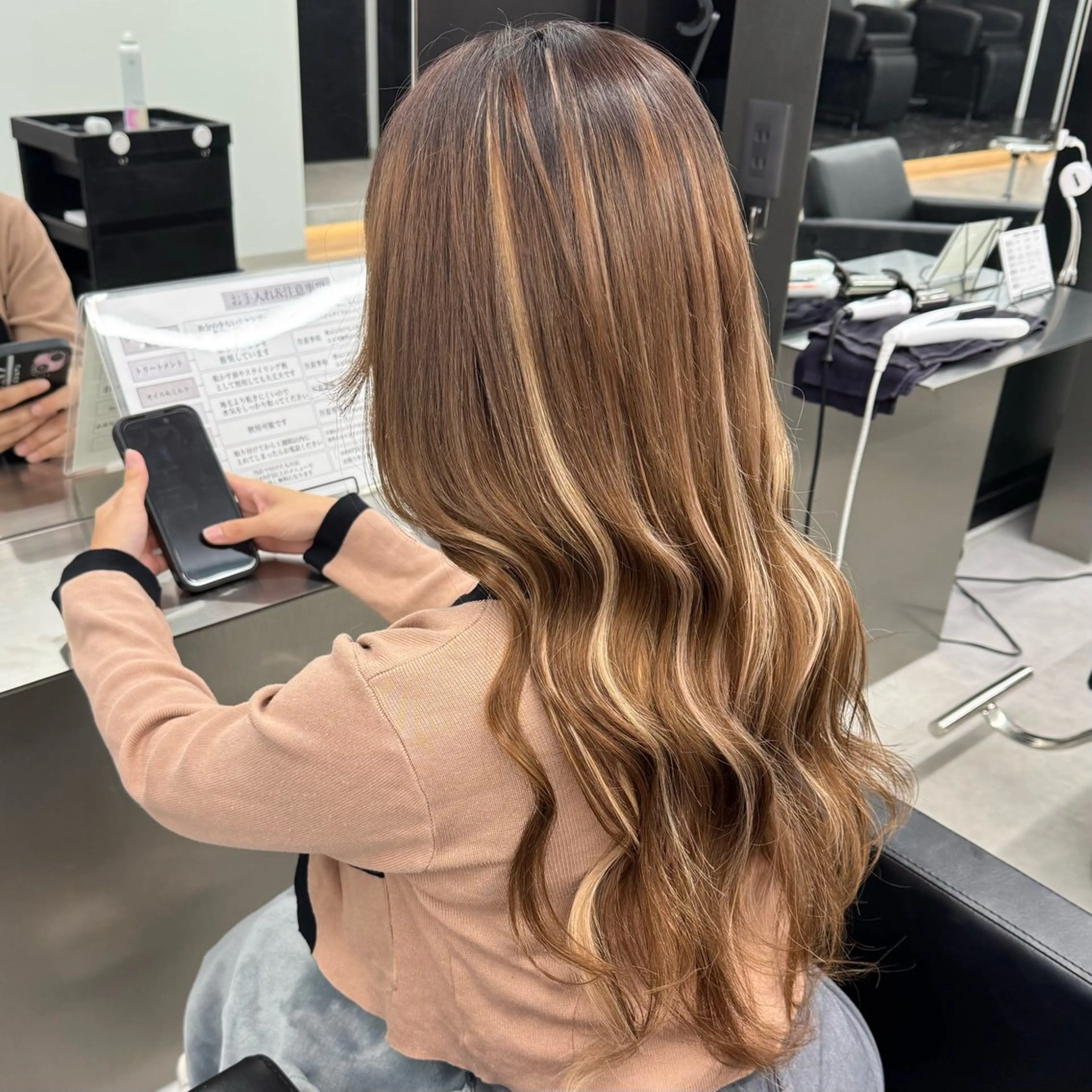 ロング ボブ エクステ ハイライト ハイトーン/エクステ /韓国ヘアKENTAのヘアスタイル