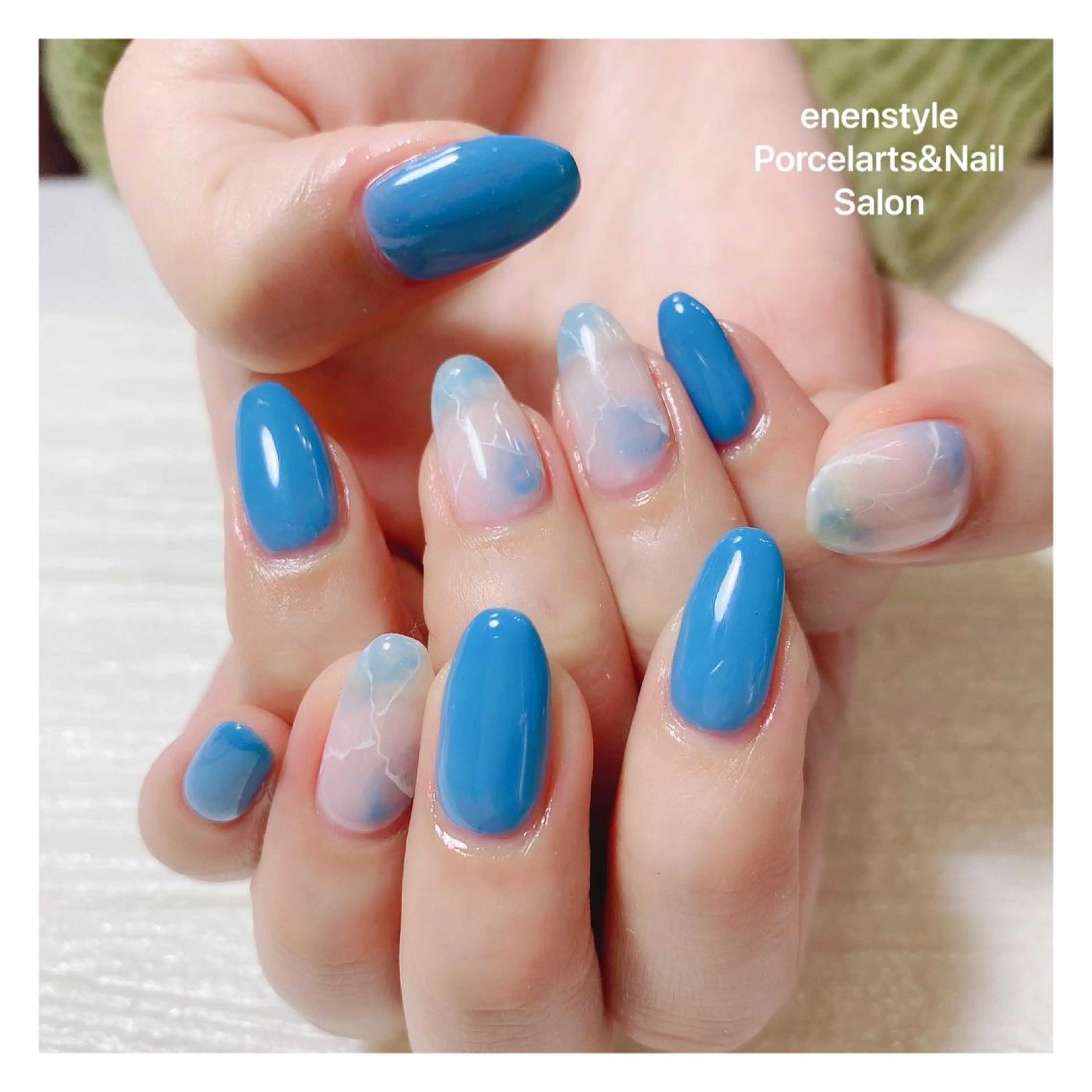 ミディアム ネイル ハンドネイル 👑enen style👑のネイルデザイン