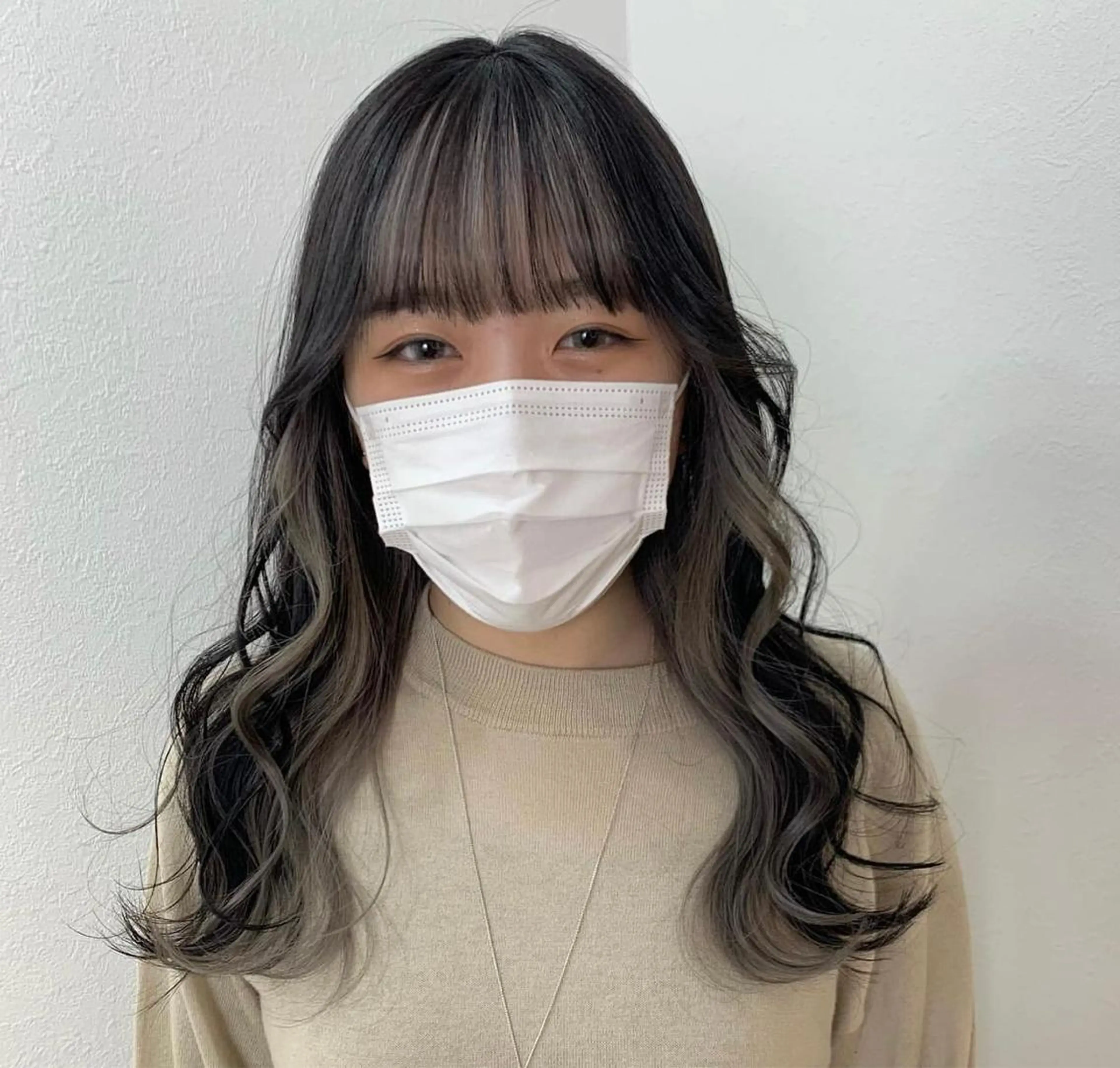 ロング カラー ミストバング  フェイスフレーミング 遠藤沙也加 /レイヤーカットのヘアスタイル