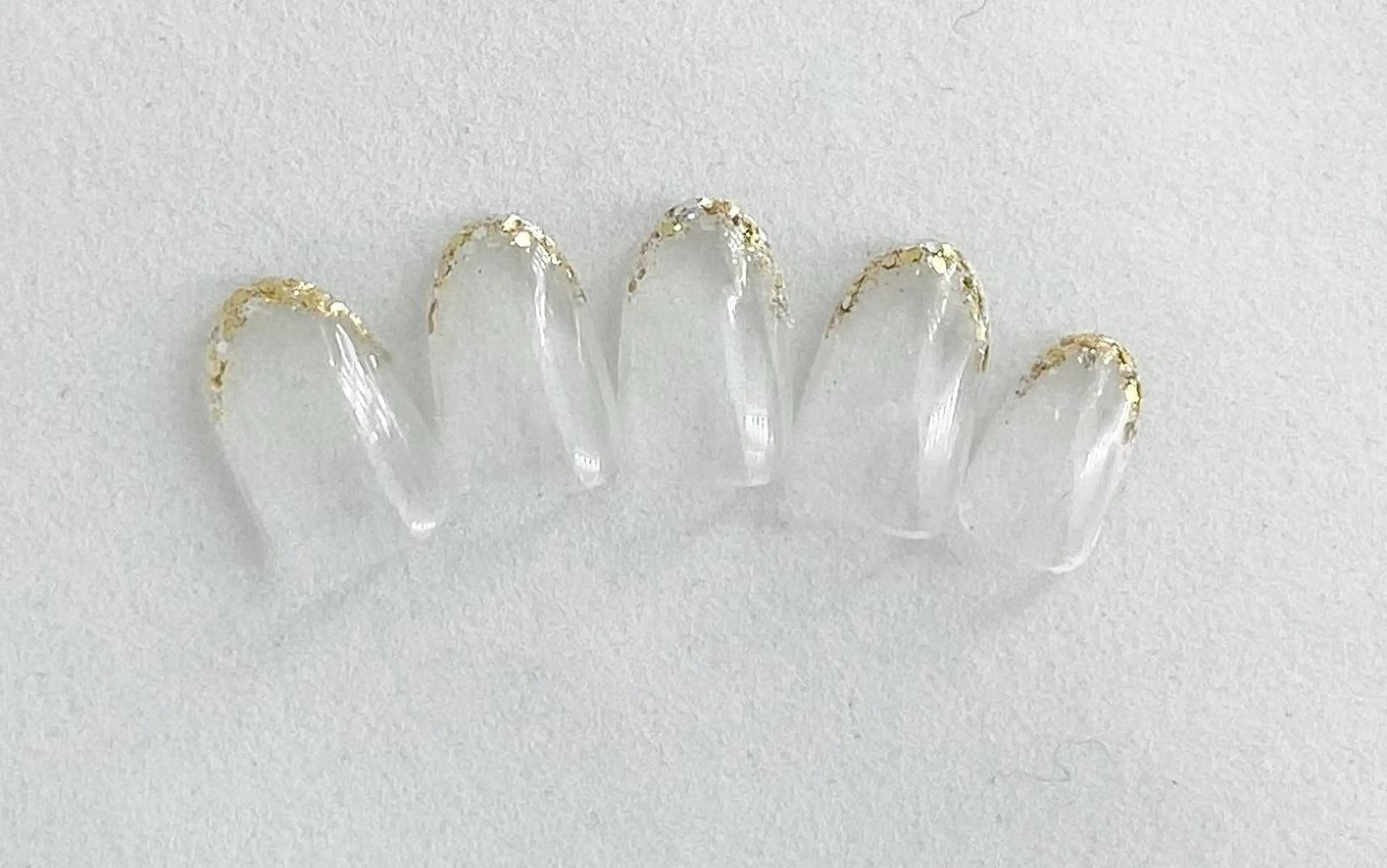 ネイル フレンチネイル ホログラムネイル マナビス& ボワールのネイルデザイン