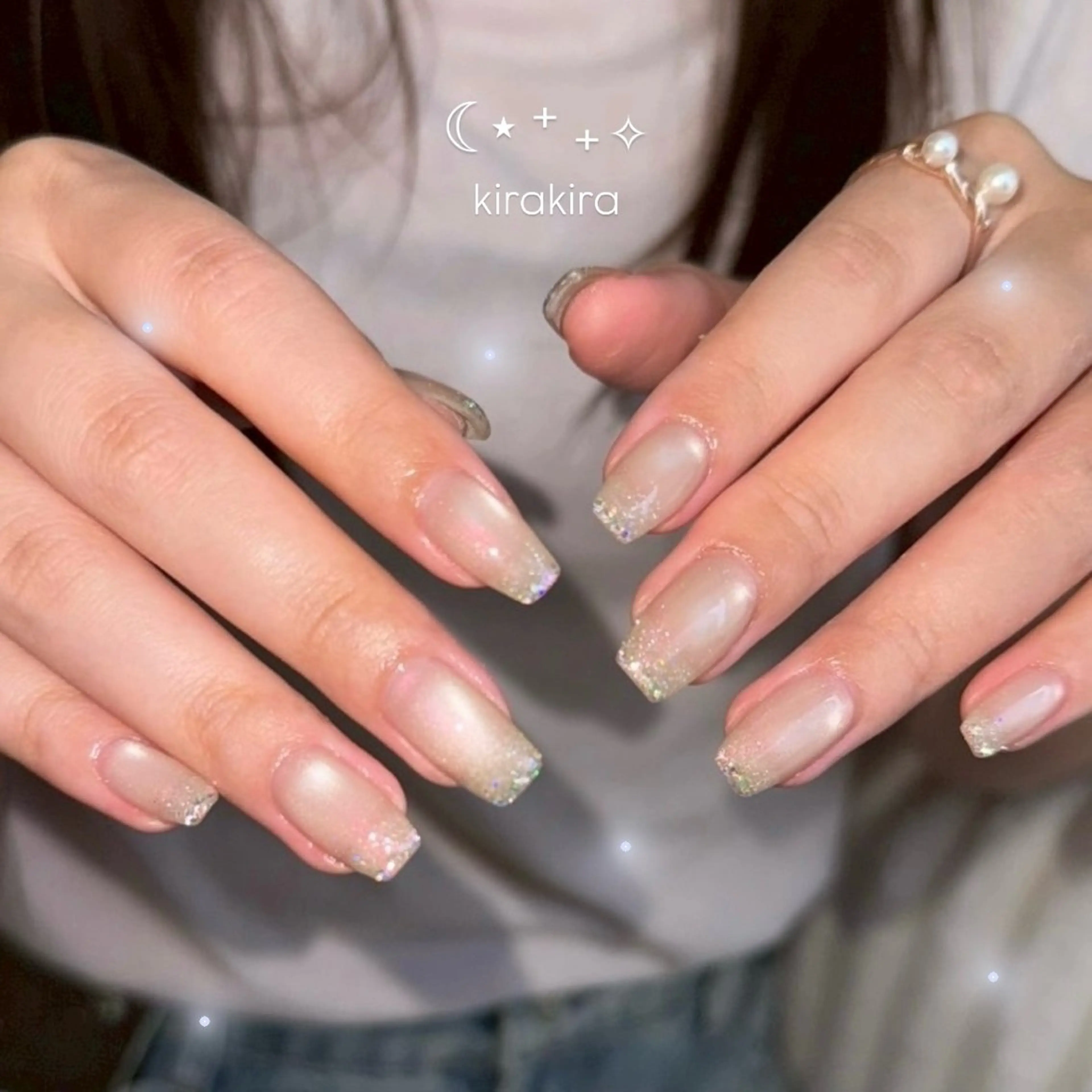 ネイル キラキラネイル ストーンネイル ハンドネイル Rich+nail🫧仙台🫧所属・Rich+nail 🫧仙台🫧のネイルデザイン