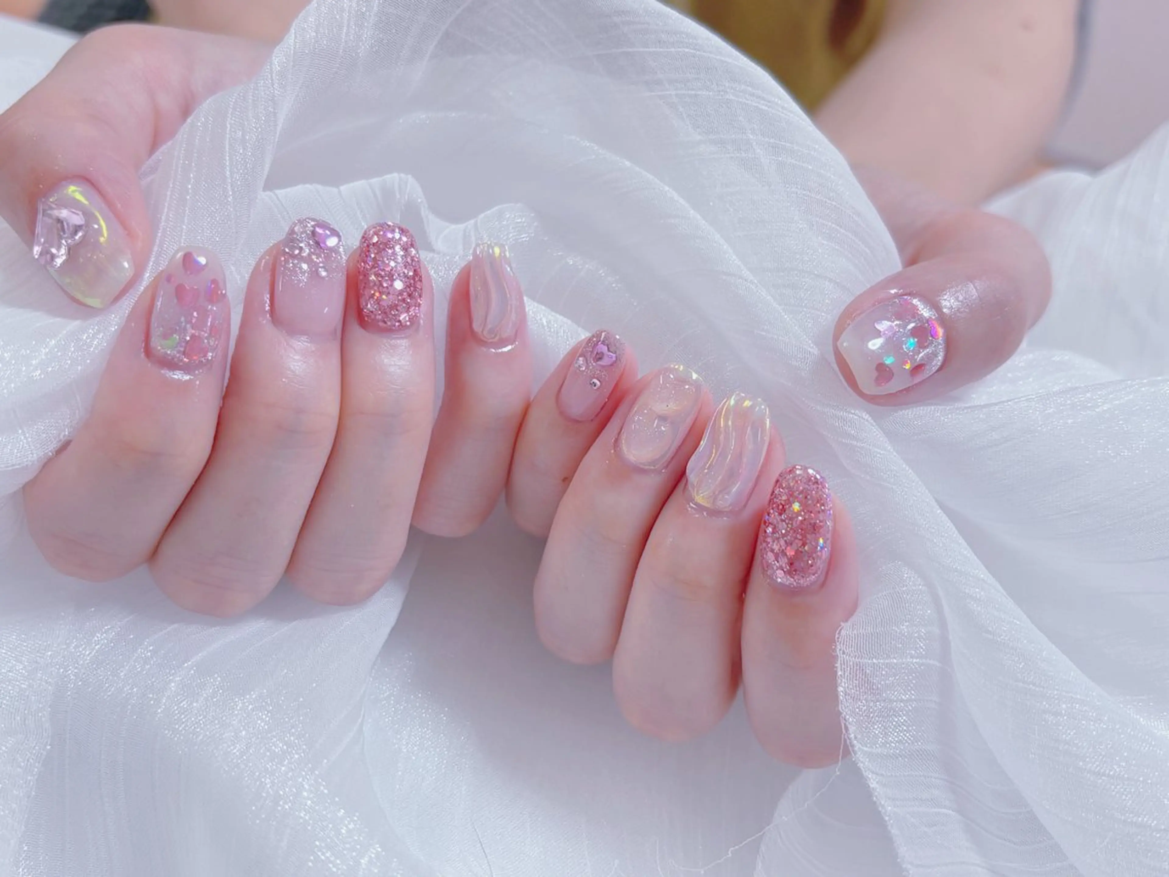 ネイル ハンドネイル ハンドケア ネイルサロンエクラ 🫧Shizukaのネイルデザイン