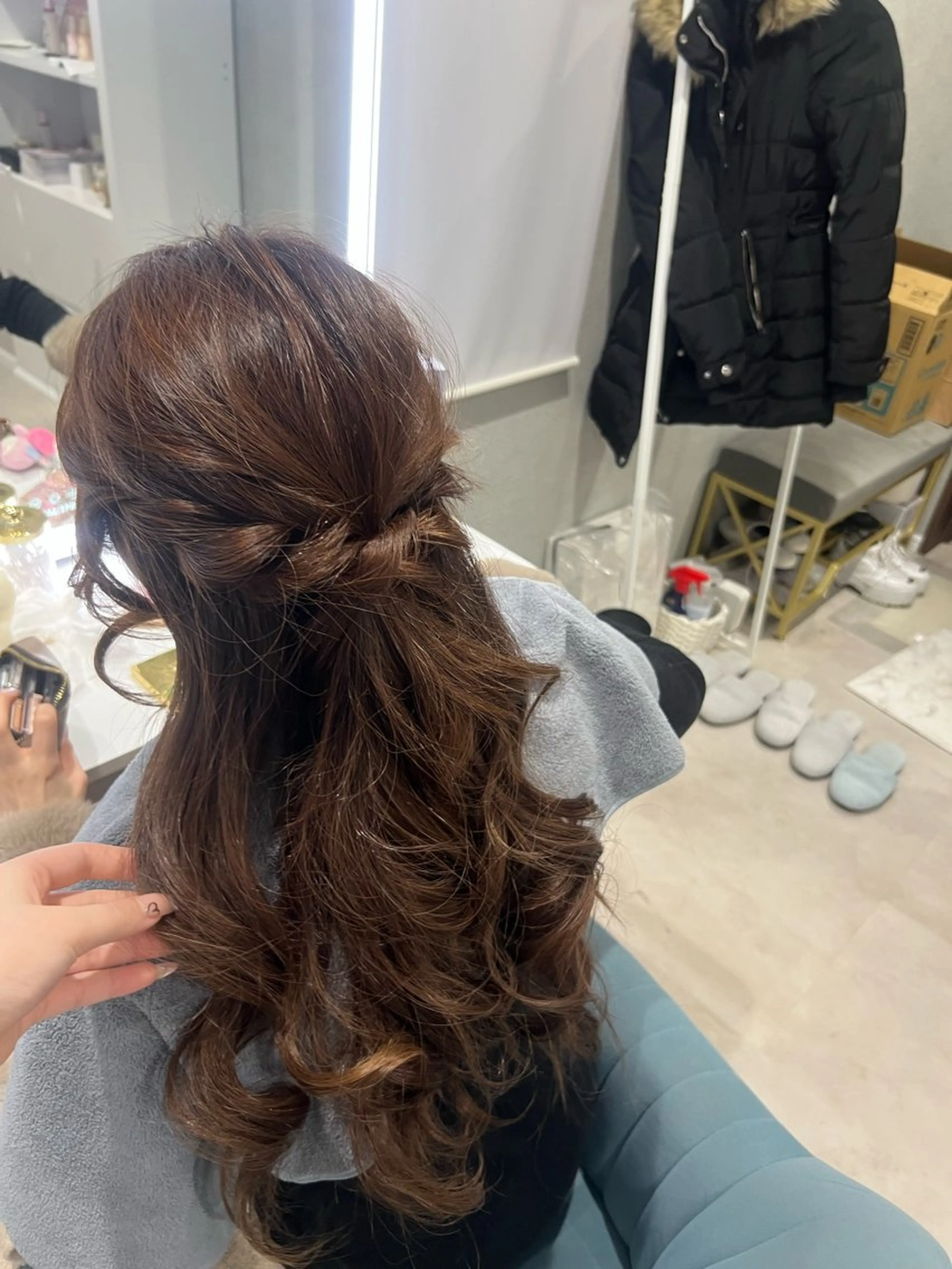 ロング ヘアセット Remore所属・こ このヘアスタイル