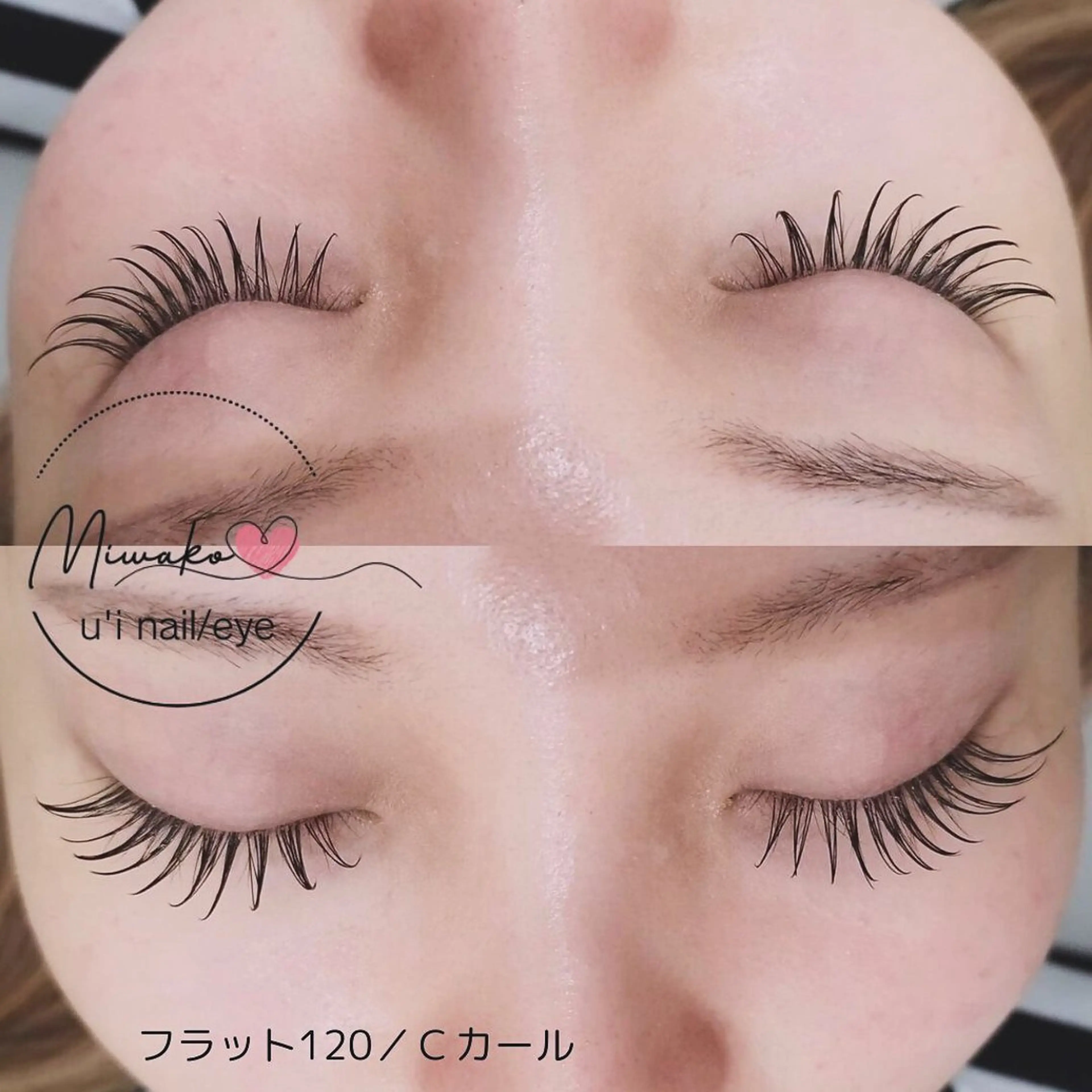 マツエク・マツパ u’i アイリストのマツエク・マツパデザイン