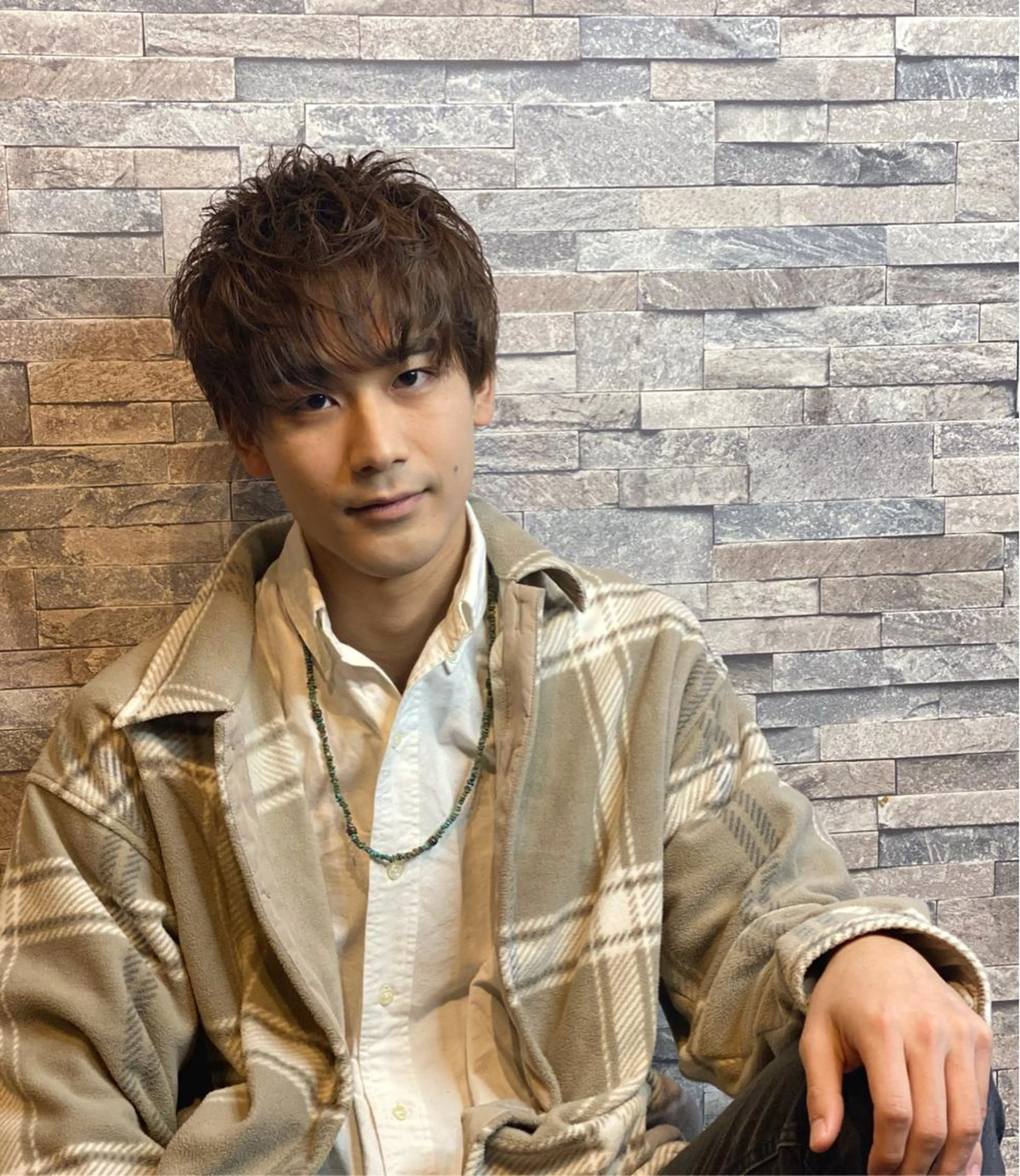 [men's]cut +color   ¥10000→¥5000の写真