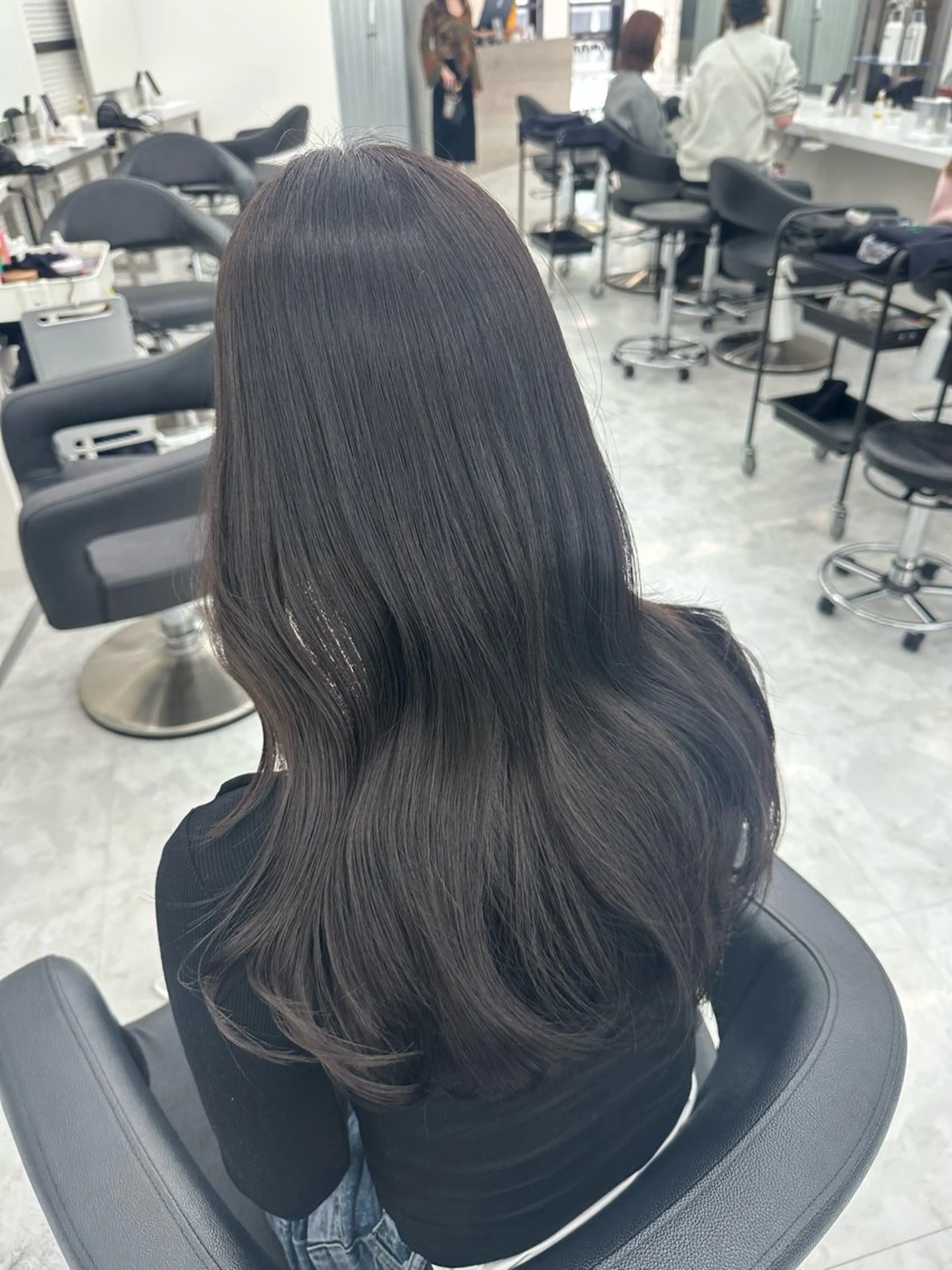 ロング ヘアカラー トリートメント ヘッドスパ ヘアセット rio🧚🏻‍♀️ 暖色/グレージュのヘアスタイル